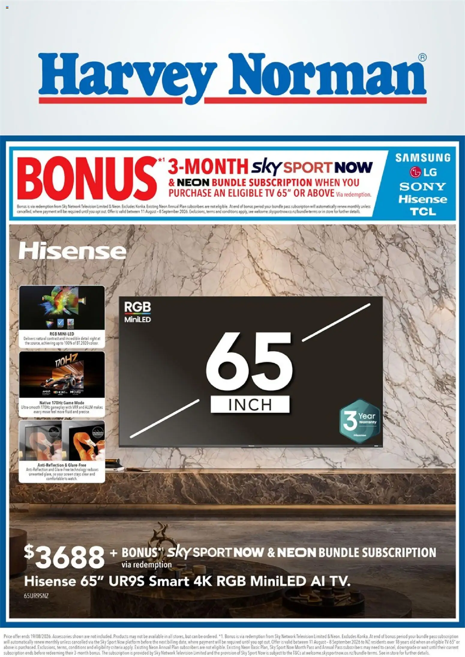 Harvey Norman catalogue from 13 Aug 2026 | Page: 1
