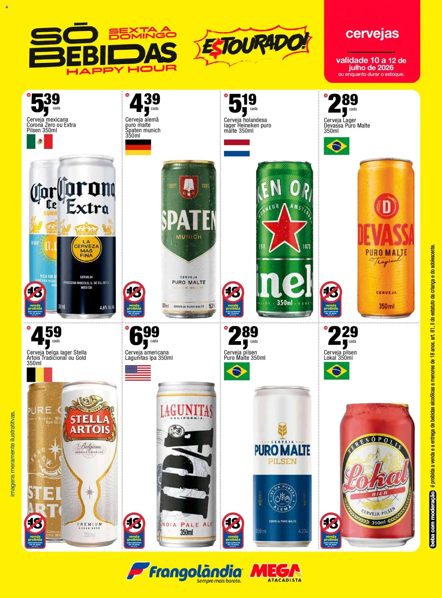 Frangolândia Folheto - válido de 09/07/2026 | Página: 9 | Produtos: Cerveja, Heineken