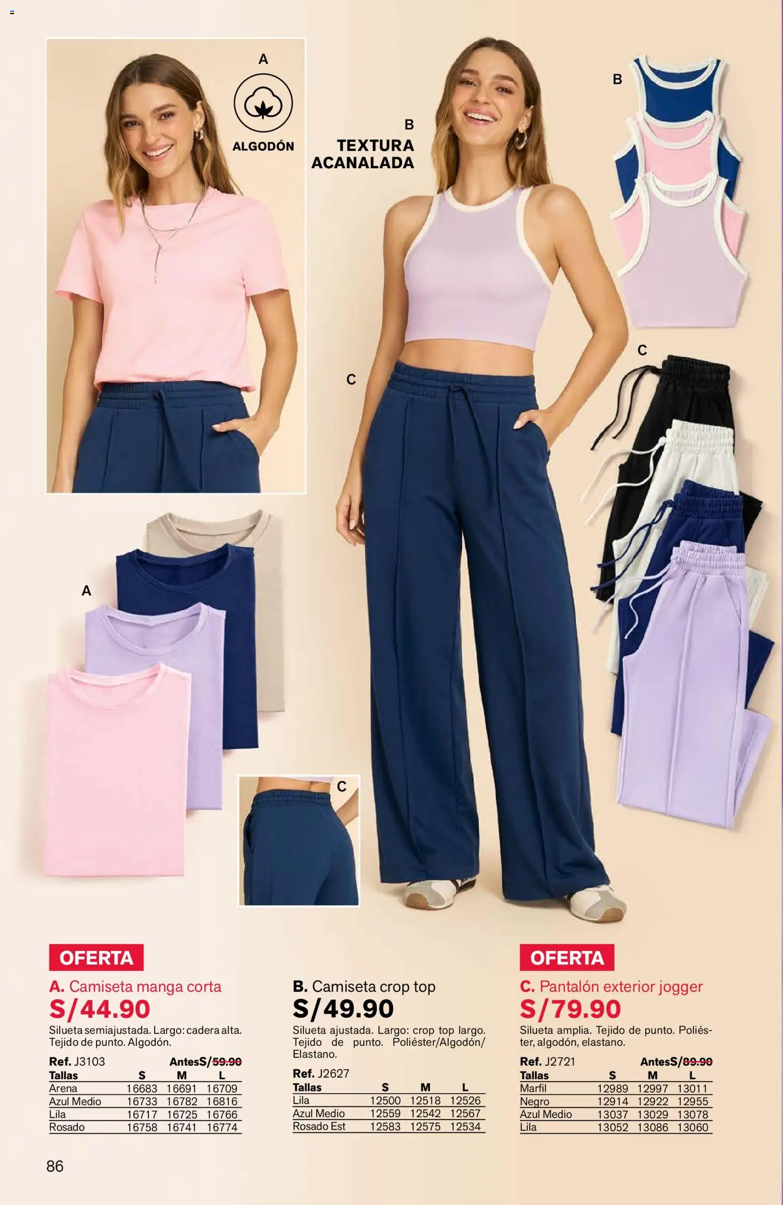Catálogo Leonisa válido desde 24/08/2026 | Página: 86 | Productos: Algodón