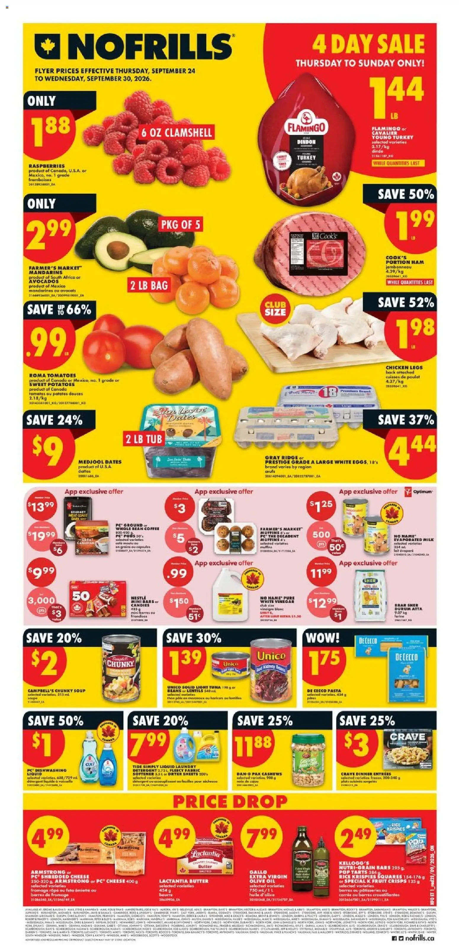 No Frills flyer valid from Sep 24, 2026 | Page: 1