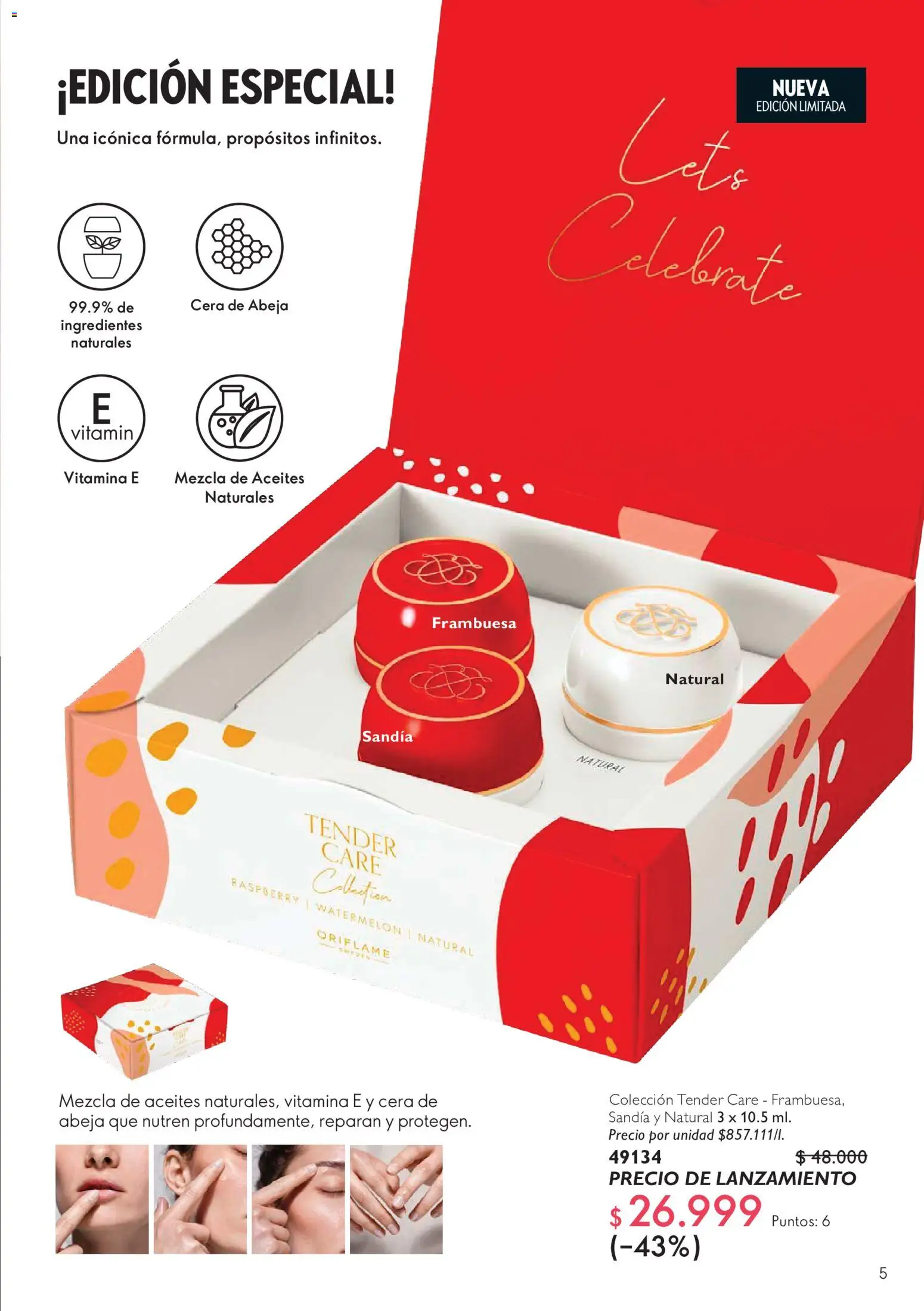Oriflame revista - valida desde el 01/08/2026 | Página: 5 | Productos: Cera