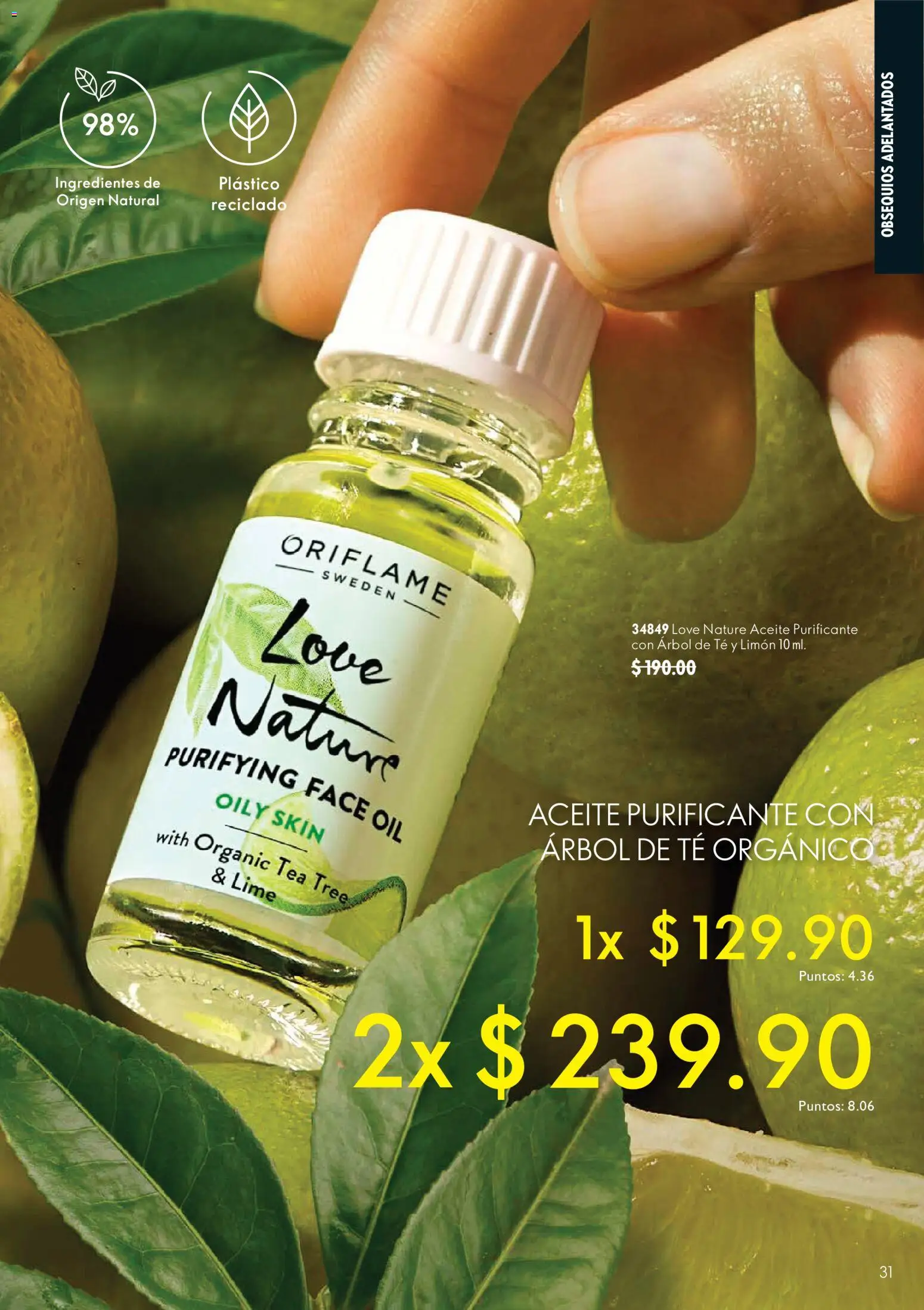 Nuevas ofertas de Oriflame válidas en toda la República Mexicana desde el 24/10/2026. ¡Encuentra las mejores ofertas en Oriflame Buen Mes! | Página: 31