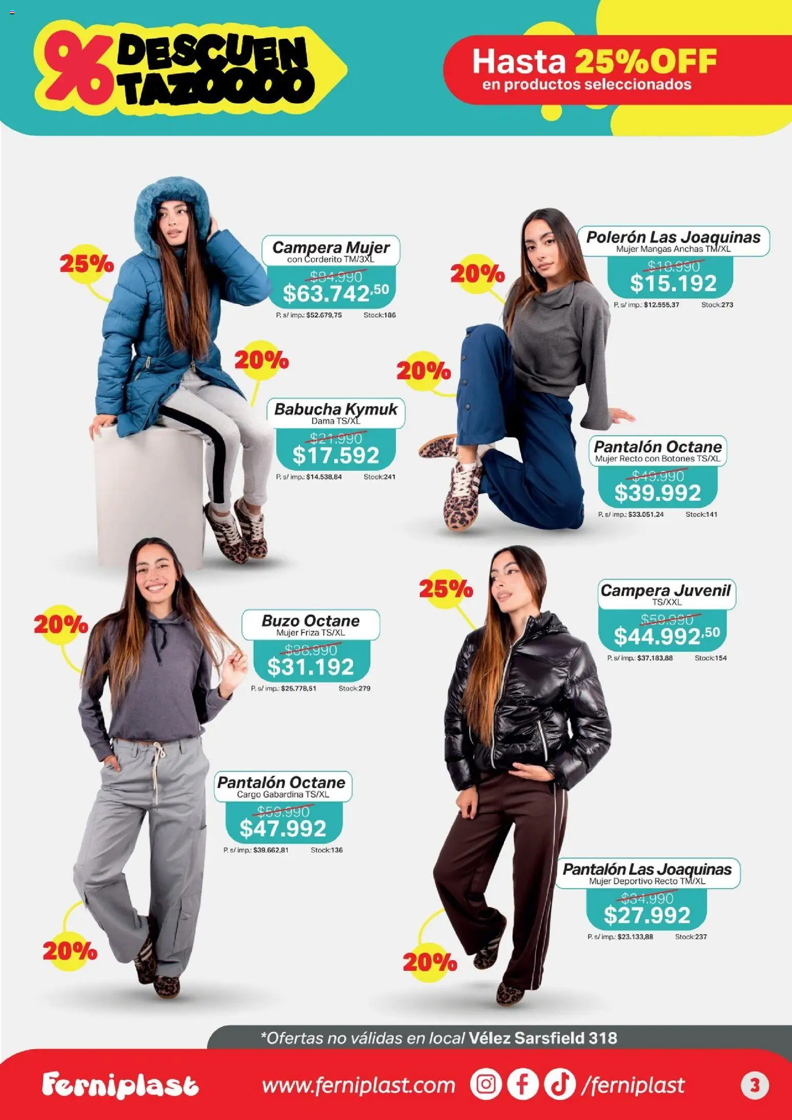 Ferniplast catálogo │ válido desde el 07.05.2026 | Página: 3 | Productos: Buzo, Campera, Babucha