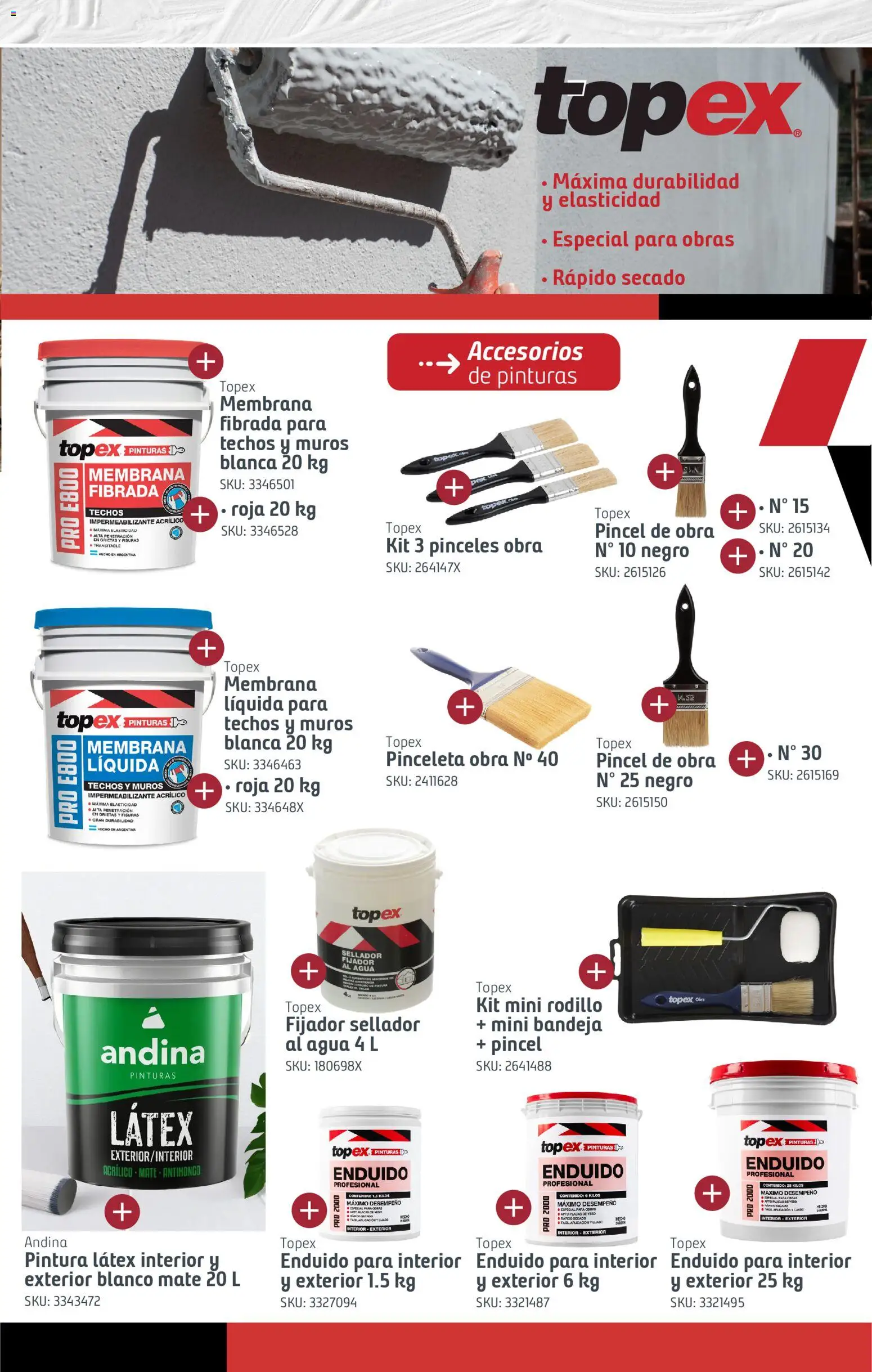 Sodimac catálogo │ válido desde el 18/12/2025 | Página: 15 | Productos: Mate, Rodillo, Fijador, Agua