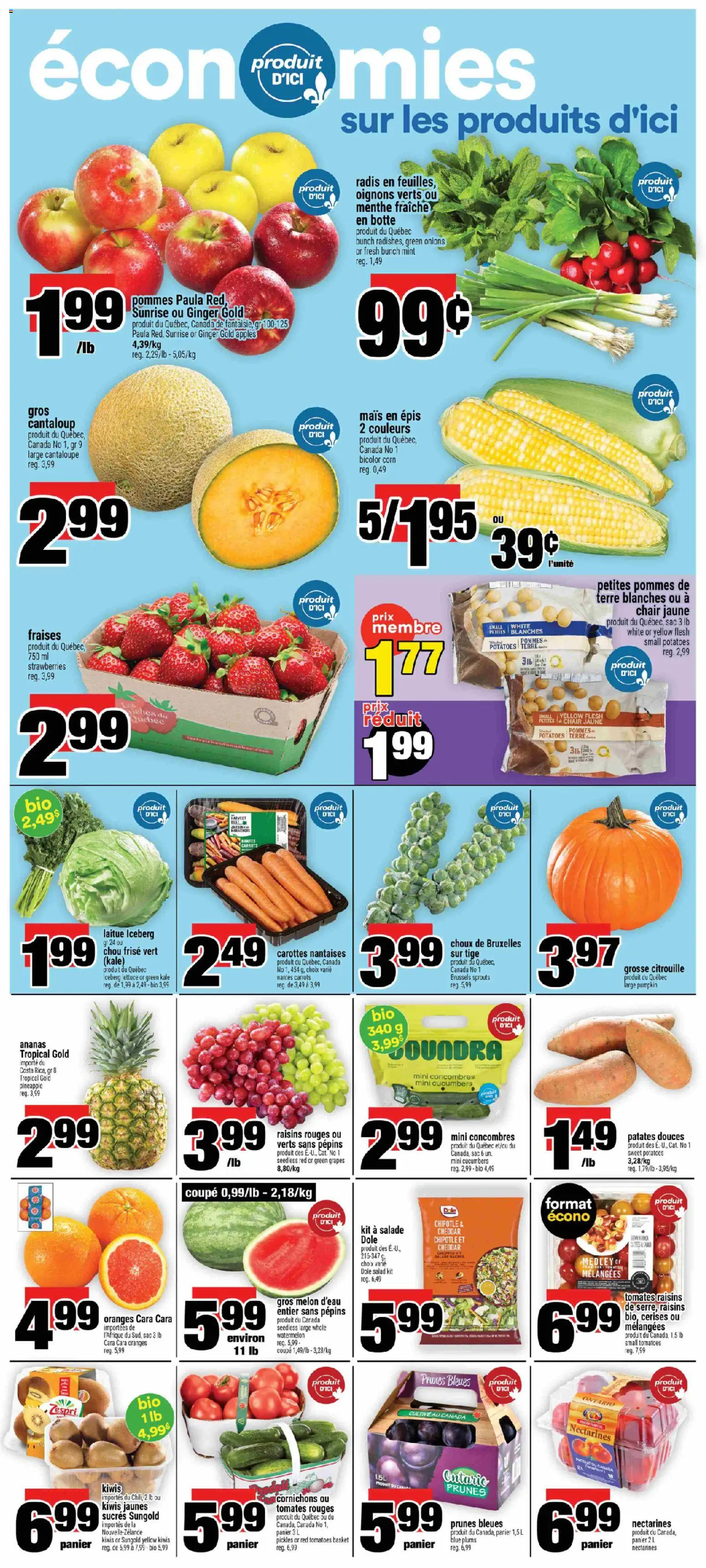 Super C flyer valid from Sep 10, 2026 | Page: 9 | Products: Pineapple, Salad, Pickles, Tomatoes