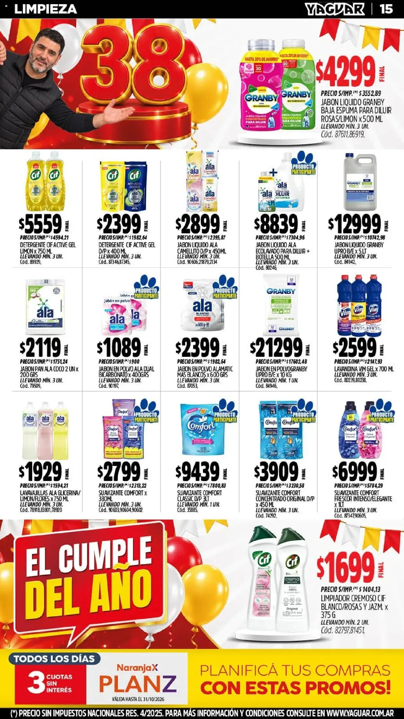 Yaguar - Oferta Semanal General Roca │ válido desde el 19/10/2026 | Página: 17