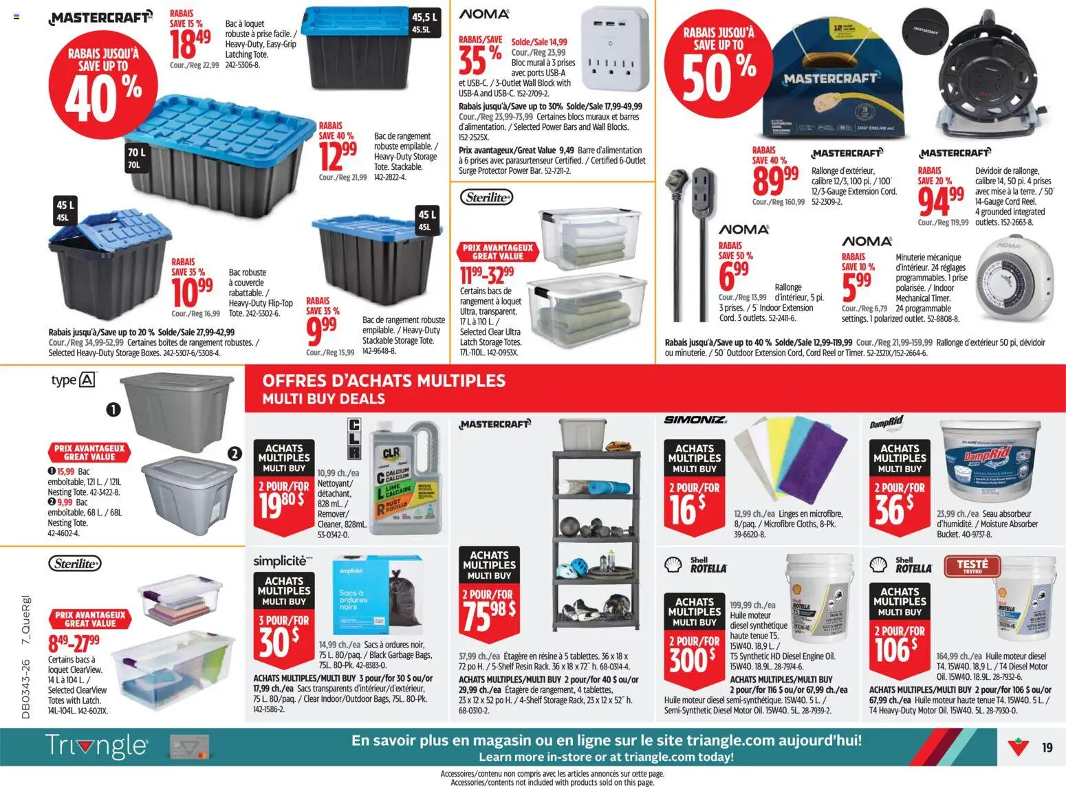Canadian Tire flyer valid from Oct 22, 2026 | Page: 18