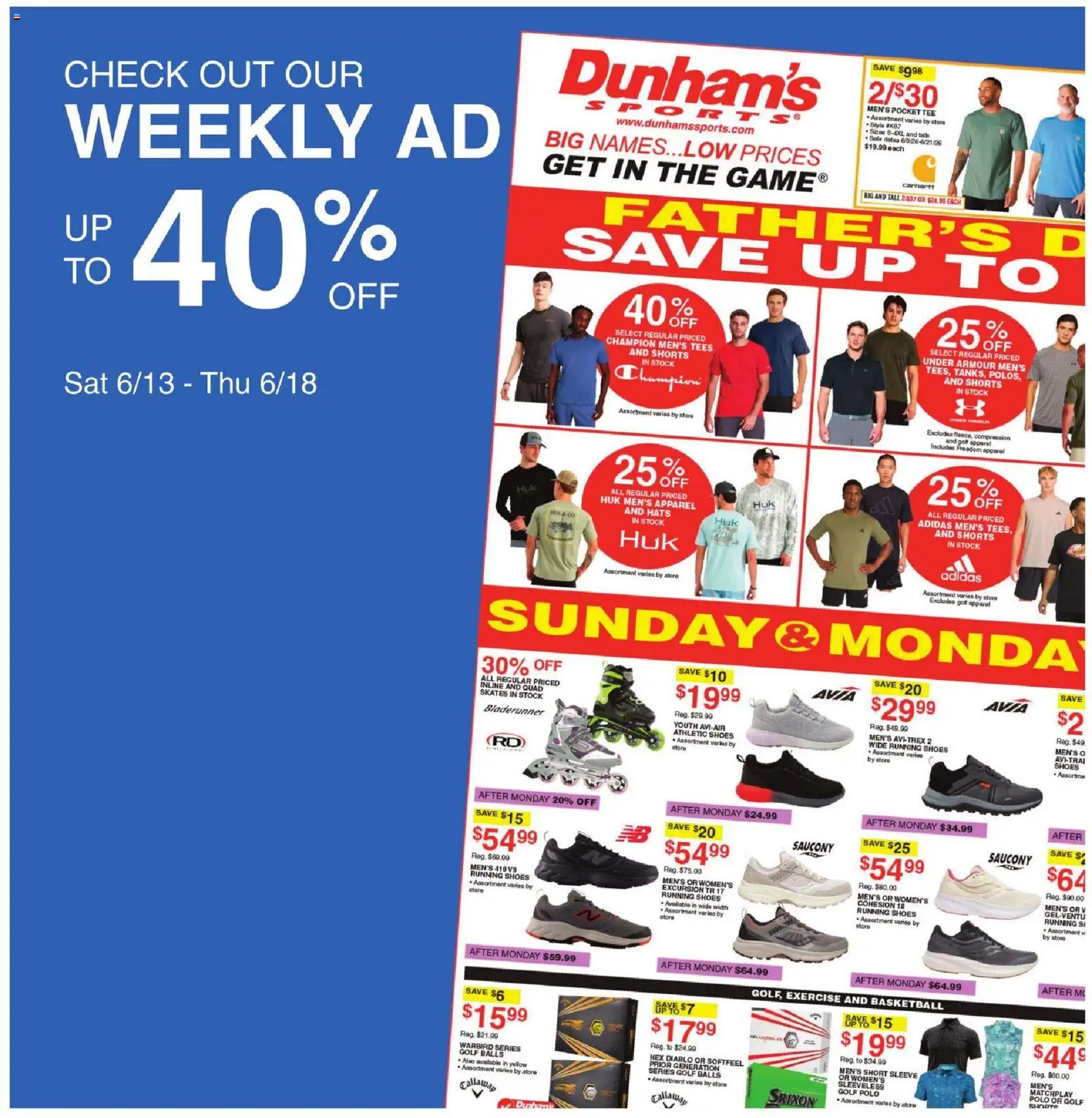 Dunham's Sports Weekly Ad - valid from 13.06.2026 | Page: 13 | Products: Shorts