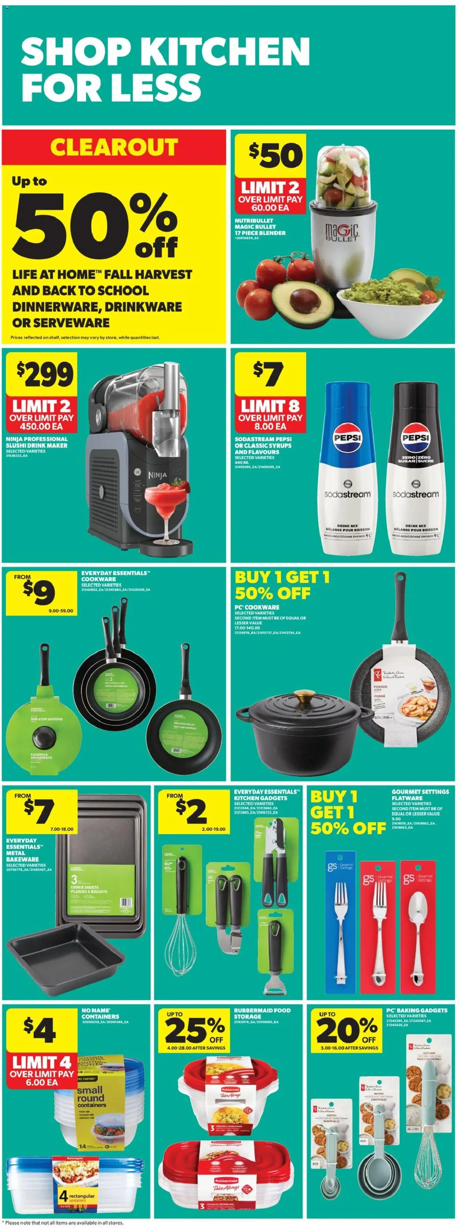 Real Canadian Superstore flyer valid from Sep 24, 2026 | Page: 34 | Products: Sugar, Pepsi, Food, Biscuits