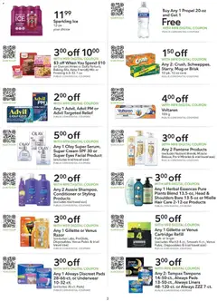 Preview of Publix weekly ads valid from 02.05.2026 | Page: 3 | Products: Conditioner, Chocolate, Pads, Tampons