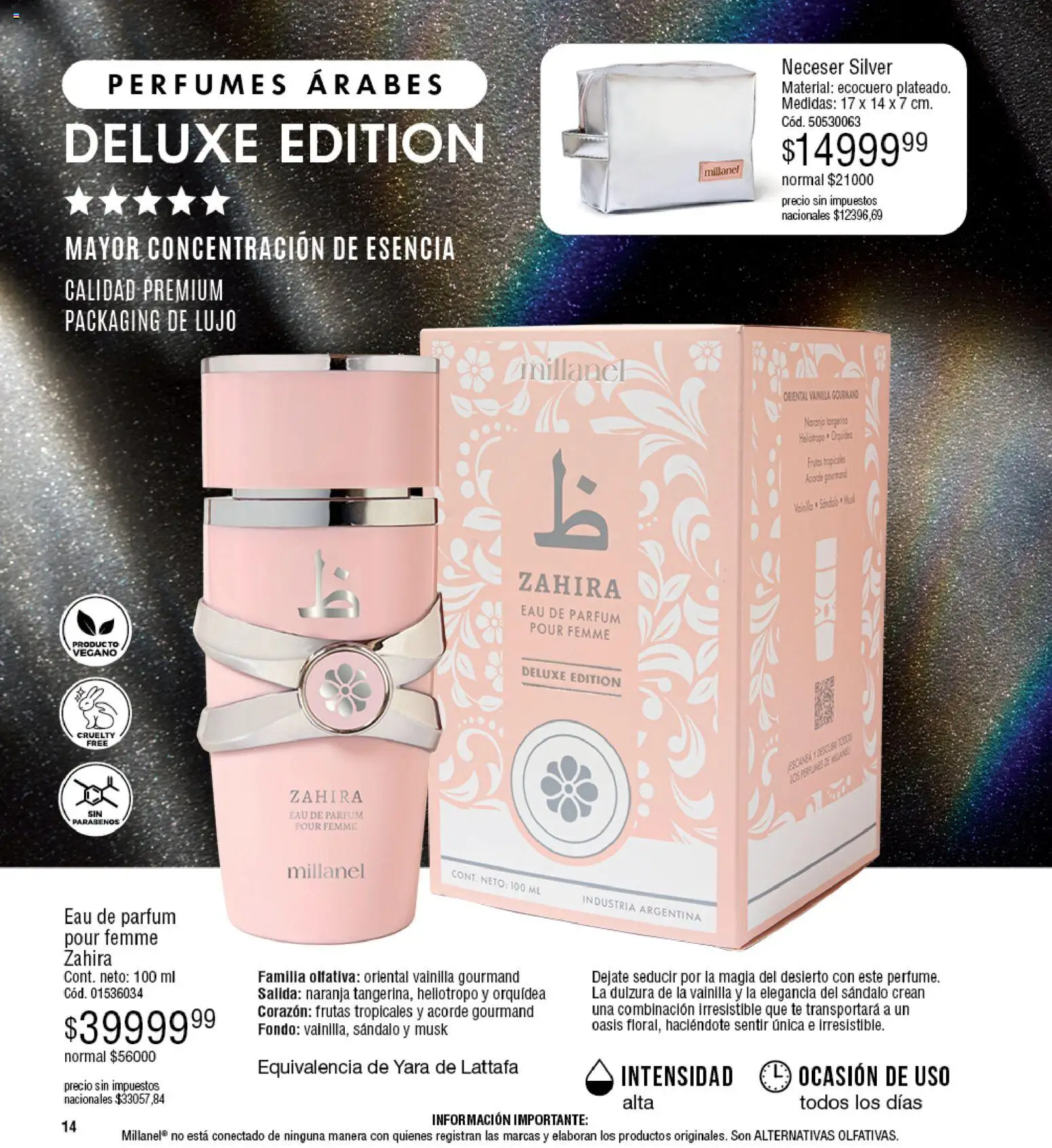 Millanel - Catálogo │ válido desde el 30/03/2026 | Página: 14 | Productos: Vainilla, Neceser, Orquídea, Té