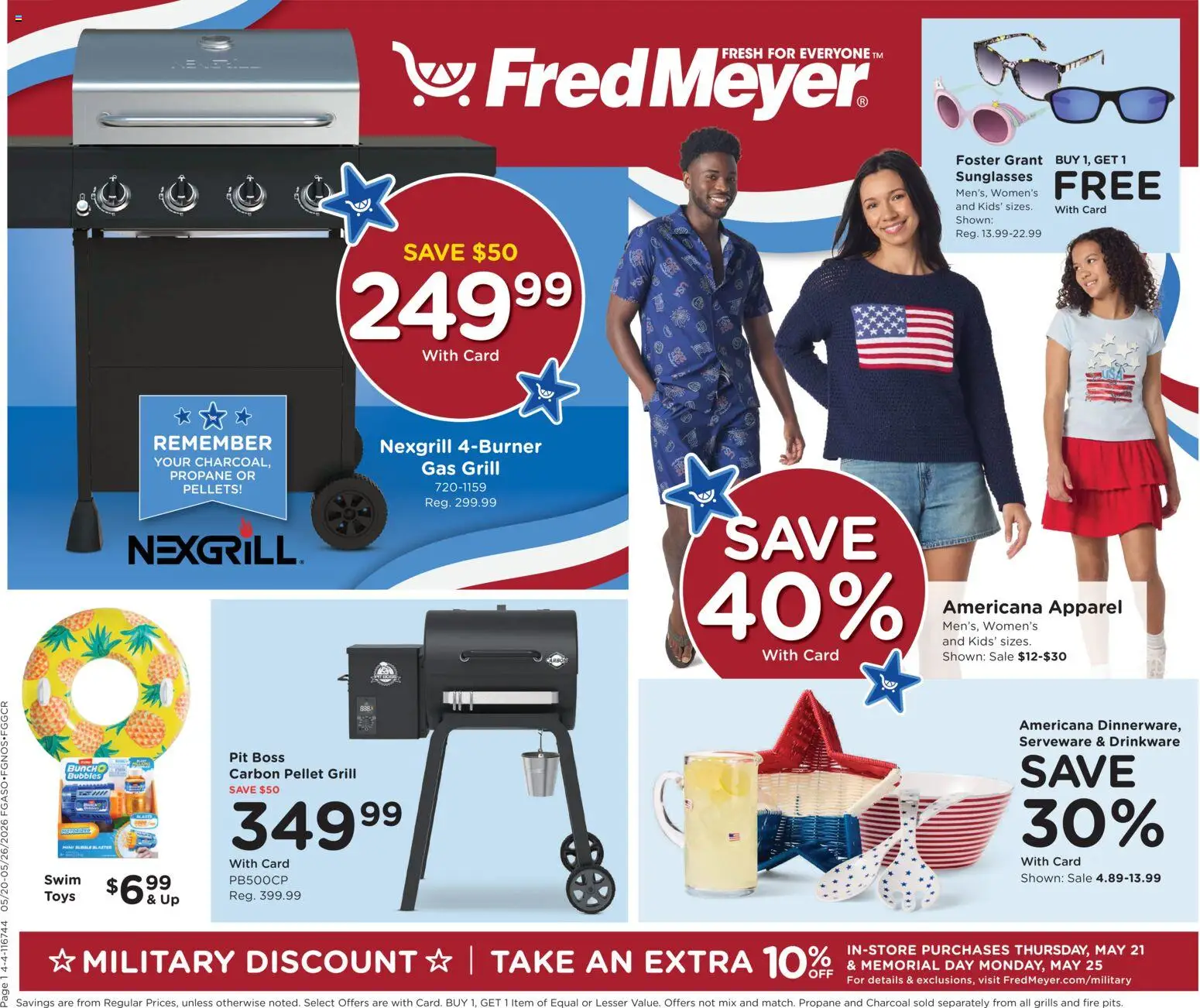 Fred Meyer Home & Apparel - valid from 20.05.2026 | Page: 1 | Products: Grill