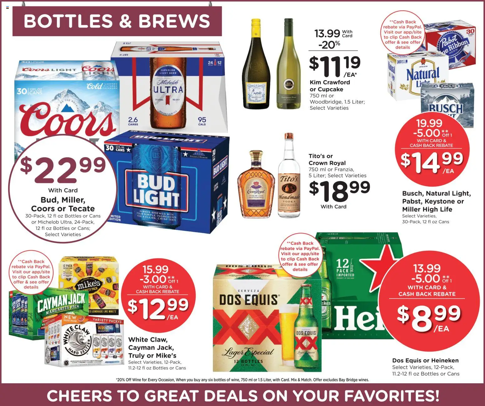 Smith's Weekly Ad - valid from 06.05.2026 | Page: 8 | Products: Clip, Wine, Beer, Vodka