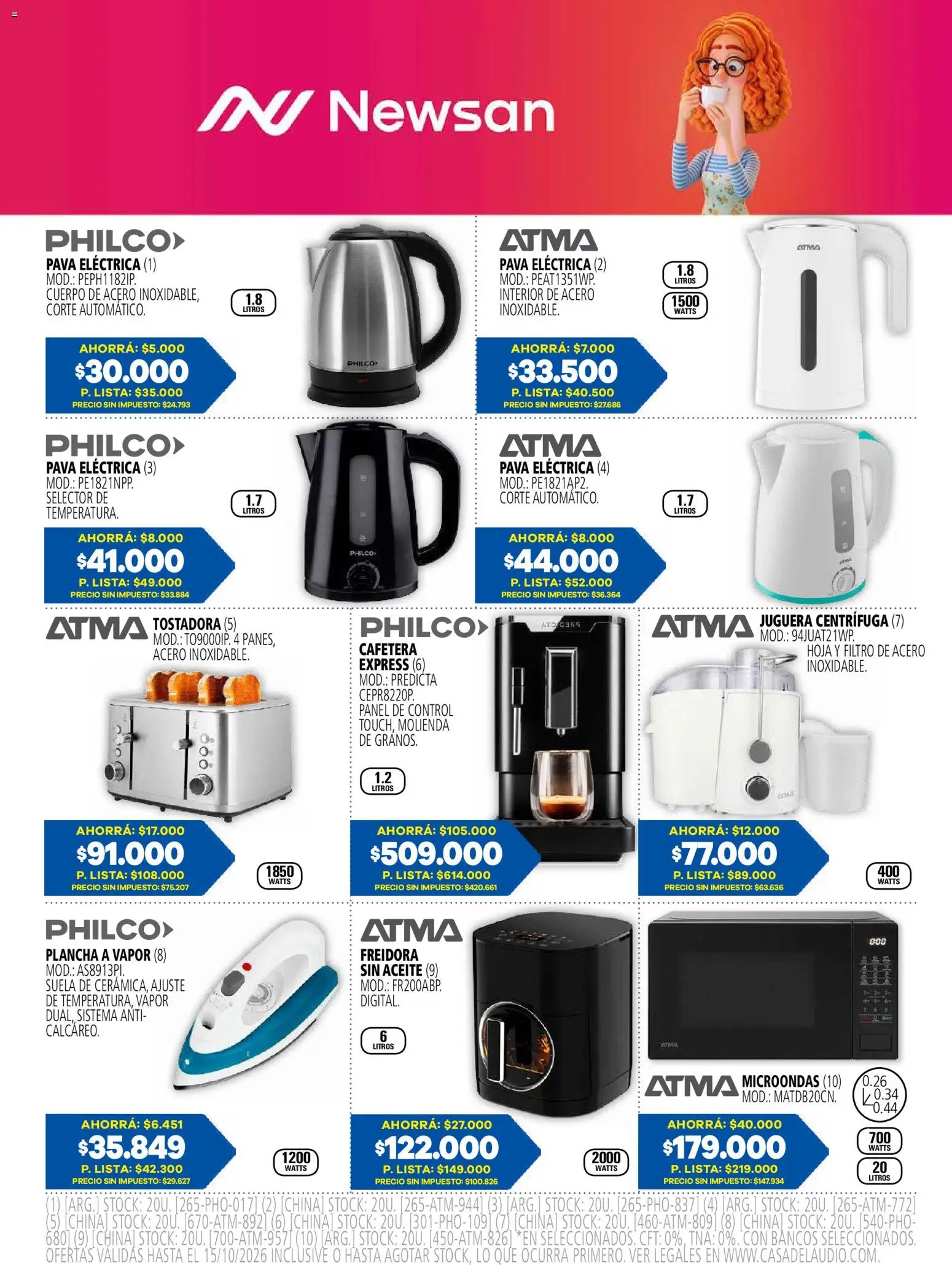 Casa del Audio catálogo │ válido desde el 01/10/2026 | Página: 5
