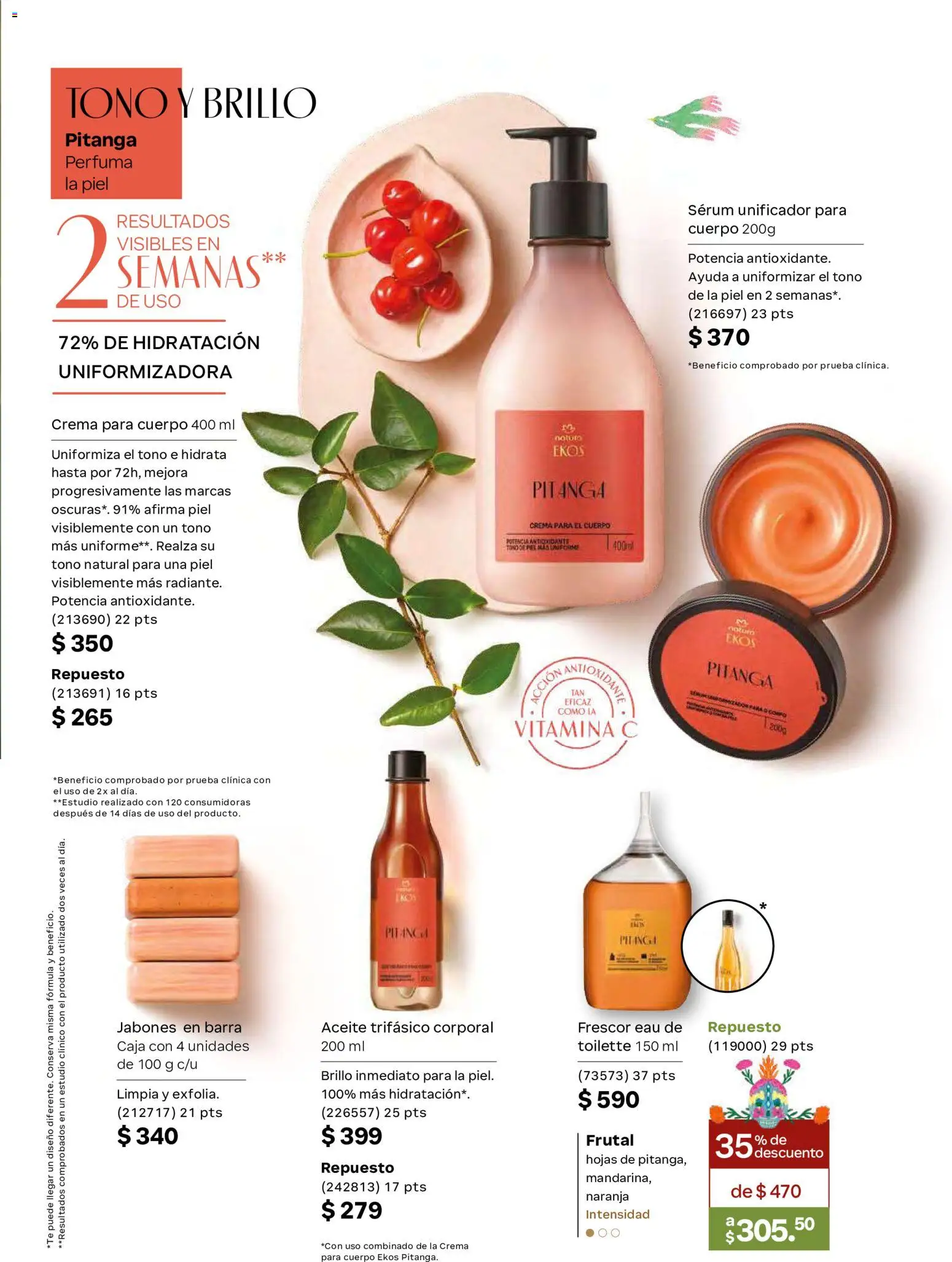 Nuevas ofertas de Natura válidas en toda la República Mexicana desde el 02/10/2026. ¡Encuentra las mejores ofertas en Natura campaña  15 2026! | Página: 111 | Productos: Serum, Aceite, Barra, Caja