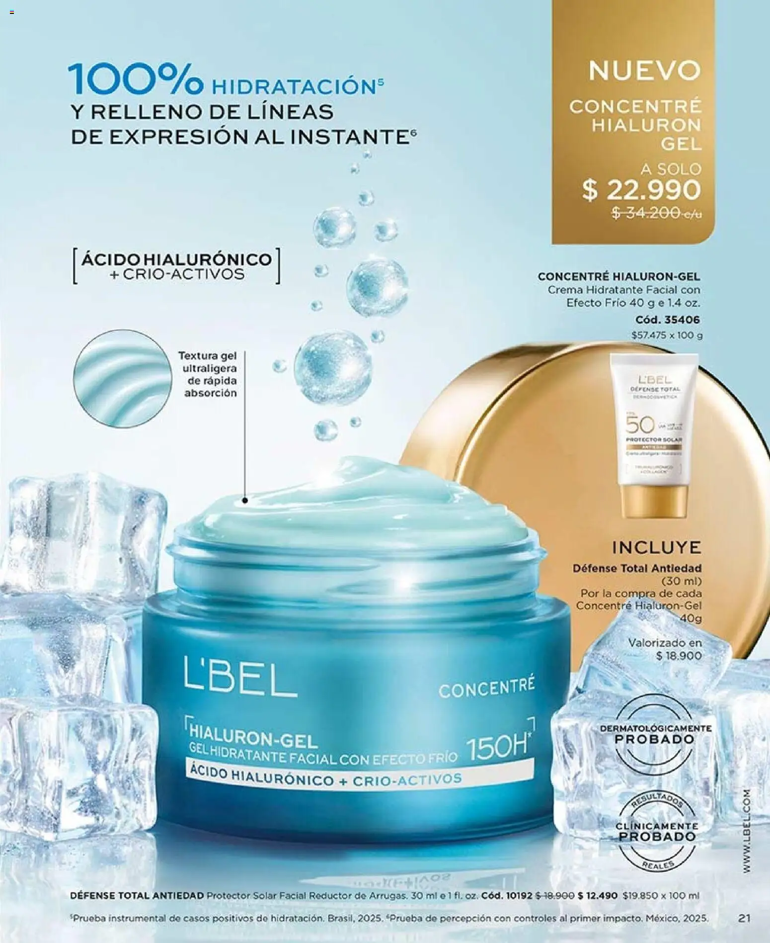 Catálogo L'Bel Campaña 13 │ válido desde el 27.07.2026 | Página: 21 | Productos: Protector solar, Crema