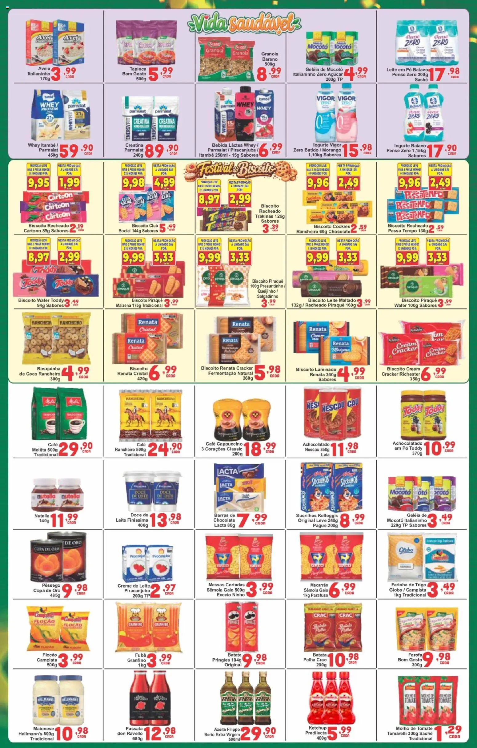 Rede Super Compras Folheto - válido de 11.05.2026 | Página: 2 | Produtos: Fubá, Macarrão, Geleia, Rosquinha