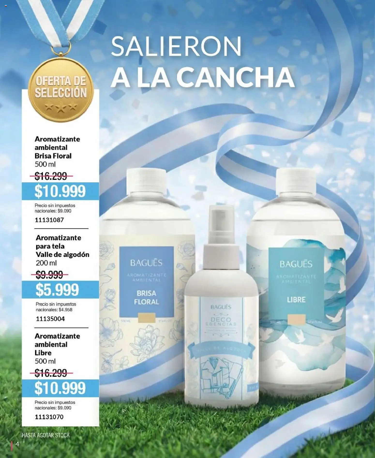 Bagués - Catálogo │ válido desde el 01.06.2026 | Página: 4 | Productos: Algodón, Esencias