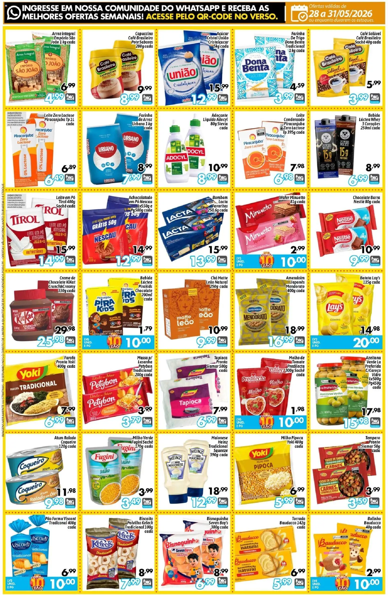 Big Compra Folheto - válido de 28.05.2026 | Página: 2 | Produtos: Tapioca, Creme, Atum, Pipoca