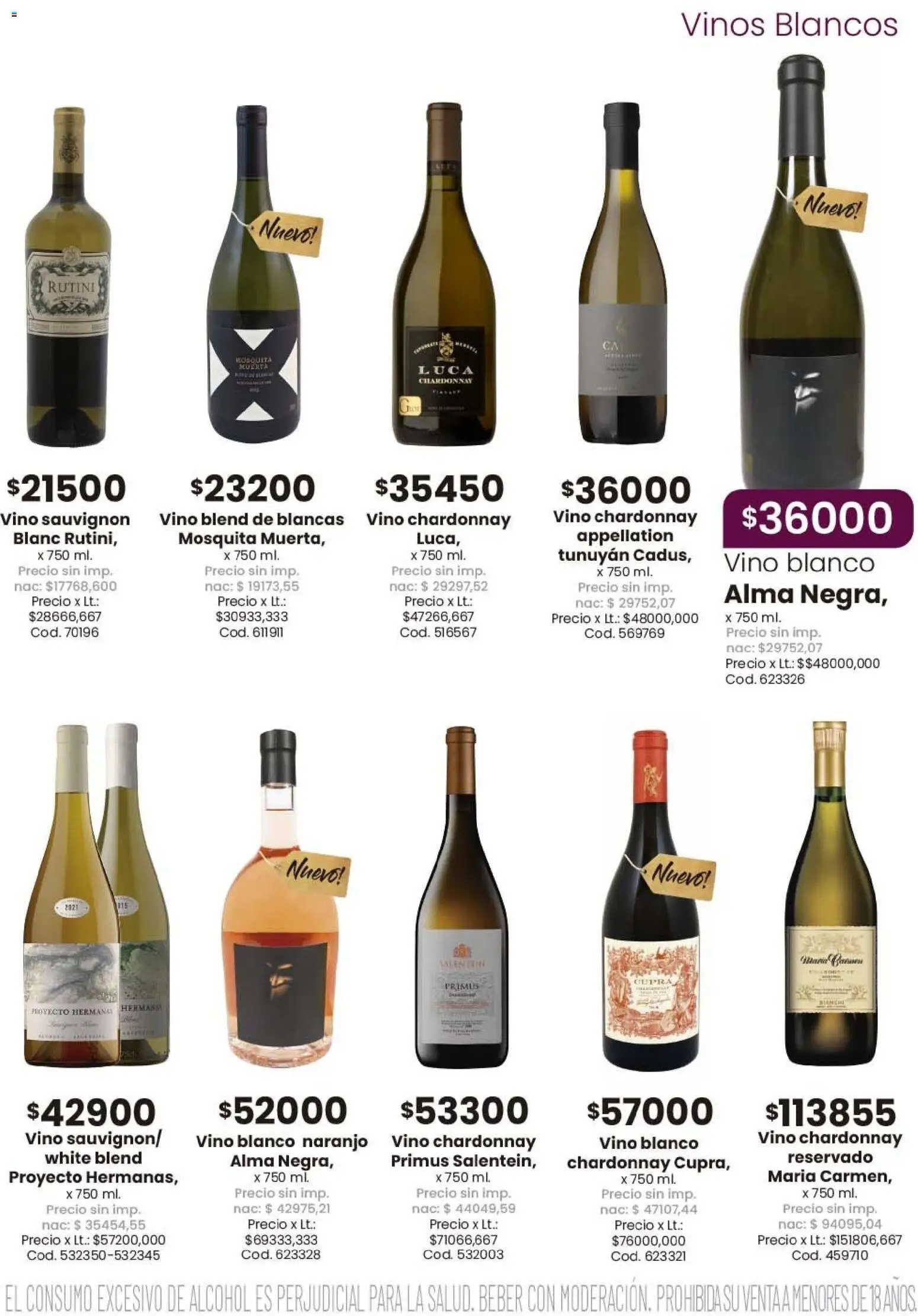 Coto - EL CONSUMO EXCESIVO DE ALCOHOL │ válido desde el 08.06.2026 | Página: 31 | Productos: Vino