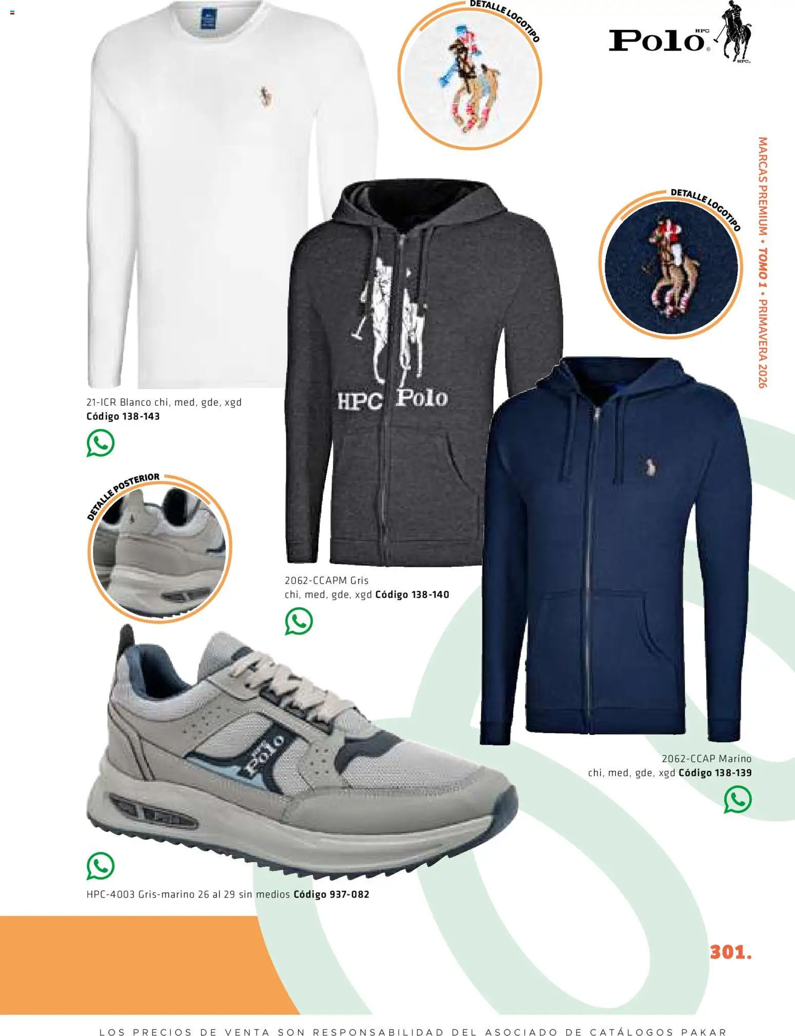 Nuevas ofertas de SC Pakar válidas en toda la República Mexicana desde el 27.02.2026. ¡Encuentra las mejores ofertas en SC Pakar catálogo Premium Men Tomo 1! | Página: 301