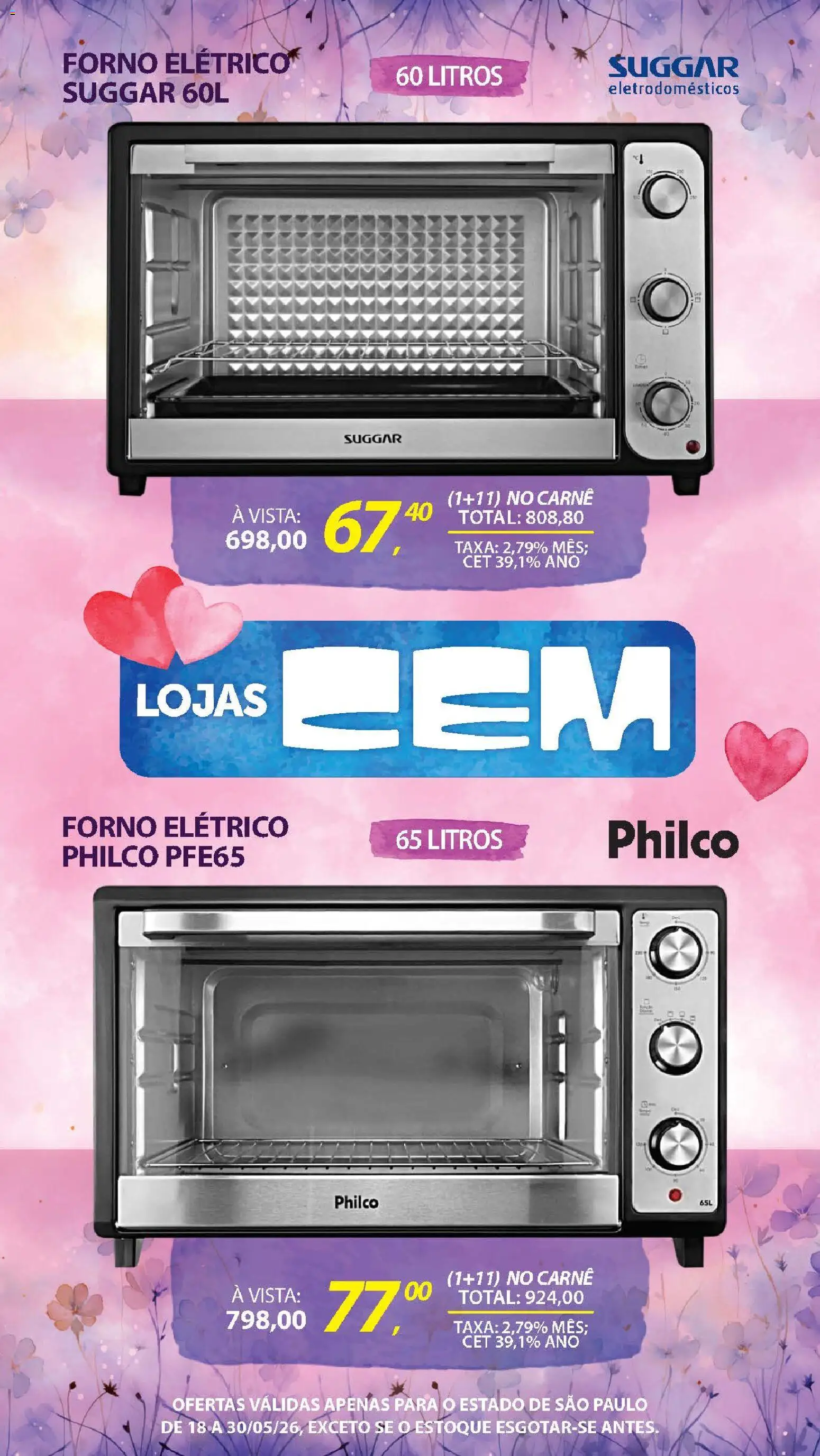 Lojas Cem - Ofertas atuais de 18/05/2026 ? Não perca as melhores promoções! | Brasil