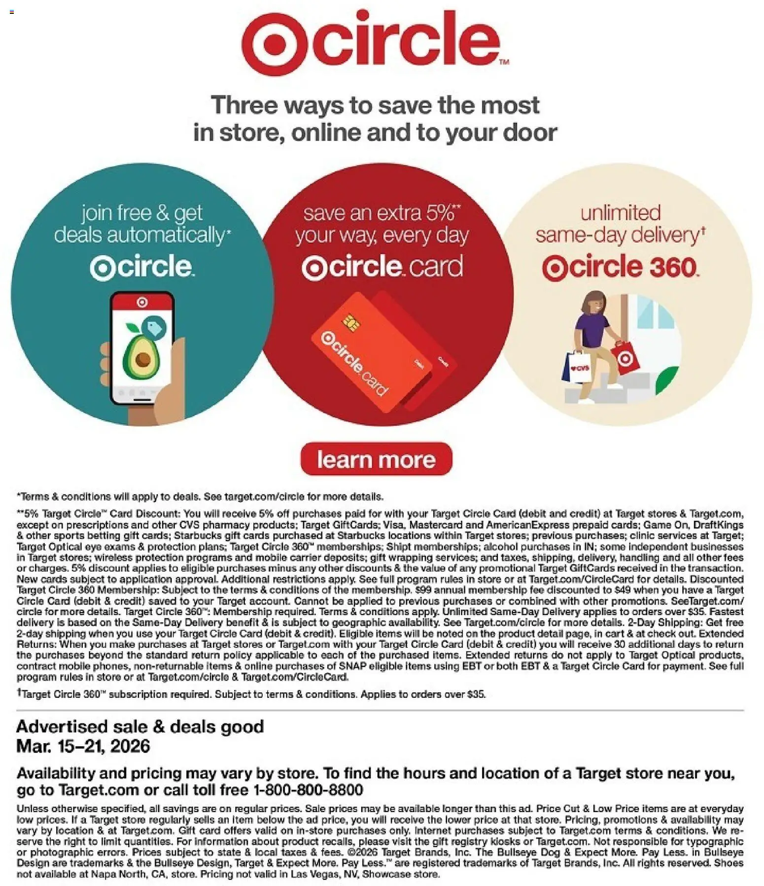 Nuevas ofertas de Target válidas en toda la República Mexicana desde el 15.03.2026. ¡Encuentra las mejores ofertas en Target folleto! | Página: 35