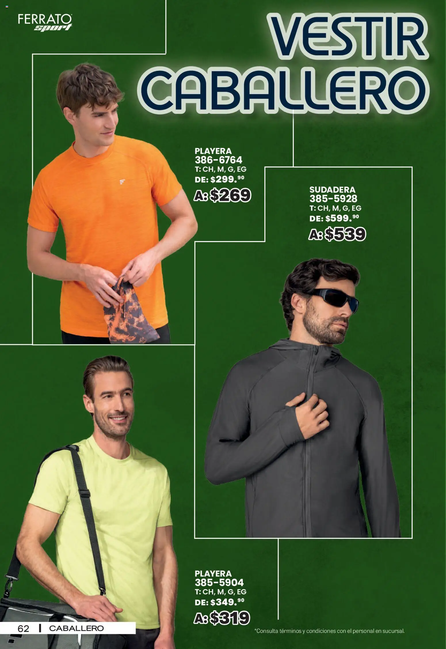 Nuevas ofertas de Andrea válidas en toda la República Mexicana desde el 30/08/2026. ¡Encuentra las mejores ofertas en Andrea - SPORT DAYS! | Página: 62 | Productos: Sudadera, Playera