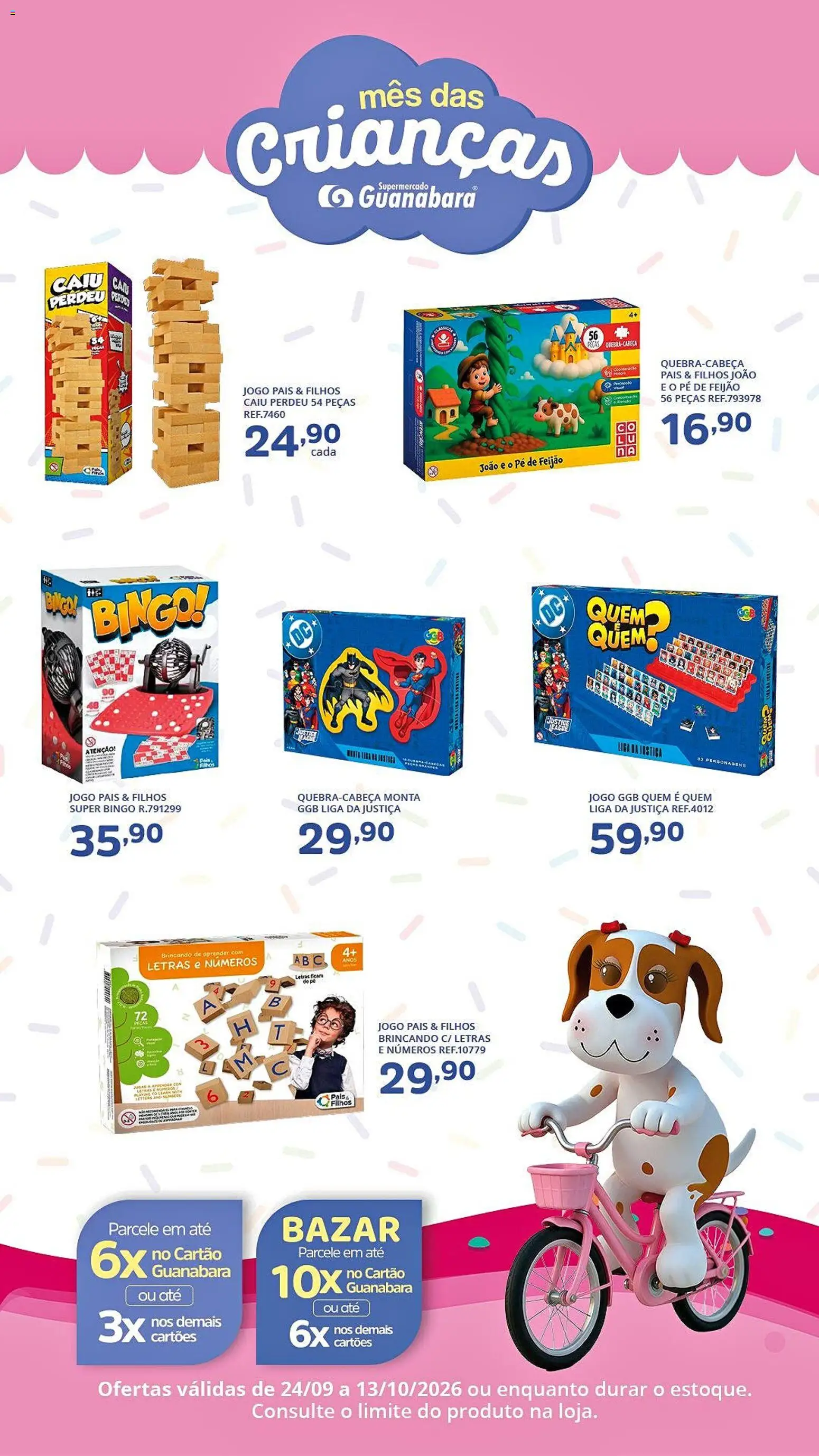 Supermercado Guanabara Folheto - válido de 24/09/2026 | Página: 1 | Produtos: Feijão