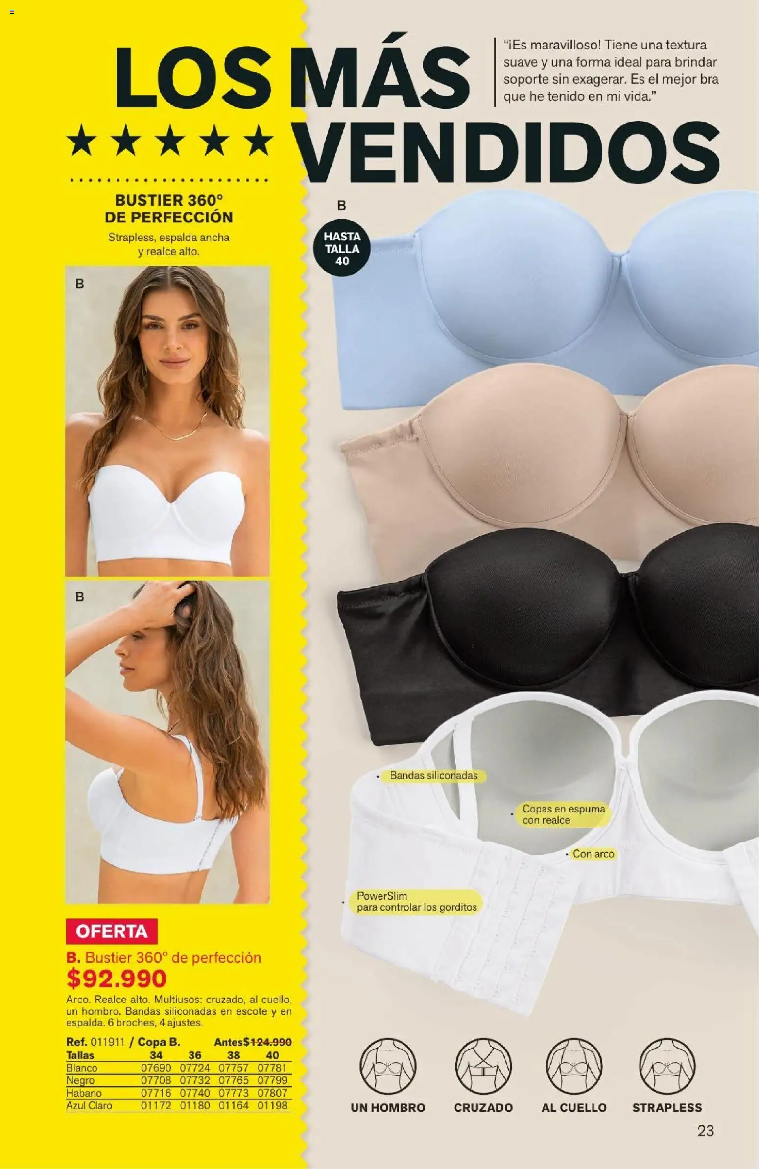 Leonisa revista - valida desde el 04/08/2026 | Página: 23 | Productos: Espuma, Cuello