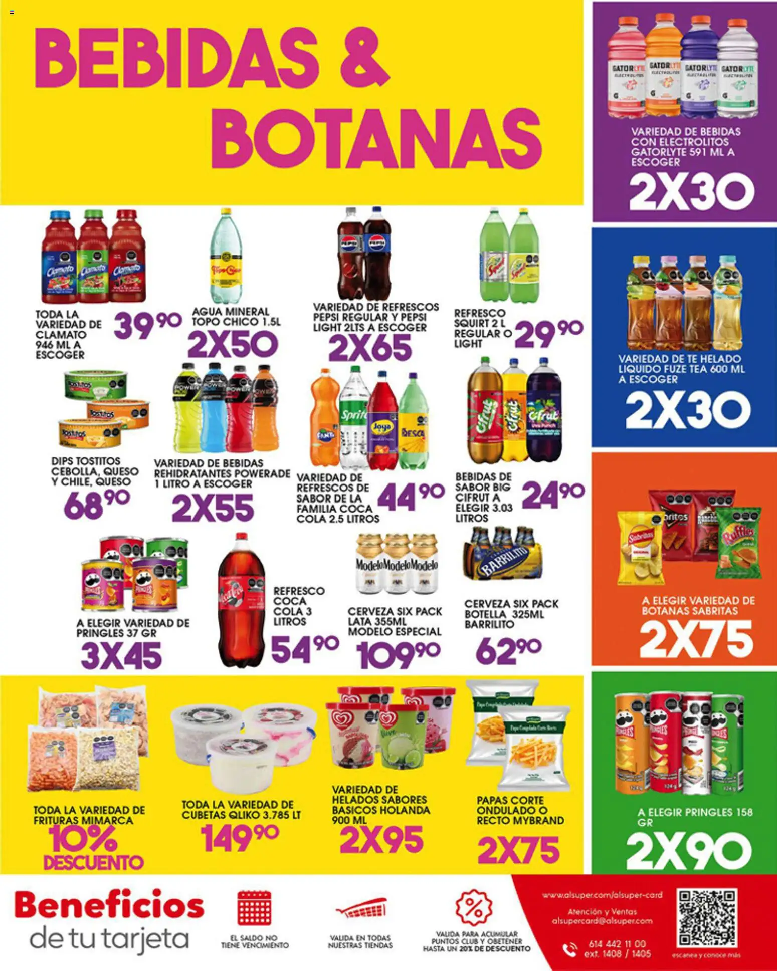 Nuevas ofertas de Alsuper válidas en toda la República Mexicana desde el 05.06.2026. ¡Encuentra las mejores ofertas en Alsuper folleto Zacatecas! | Página: 7 | Productos: Agua, Queso, Botella, Té