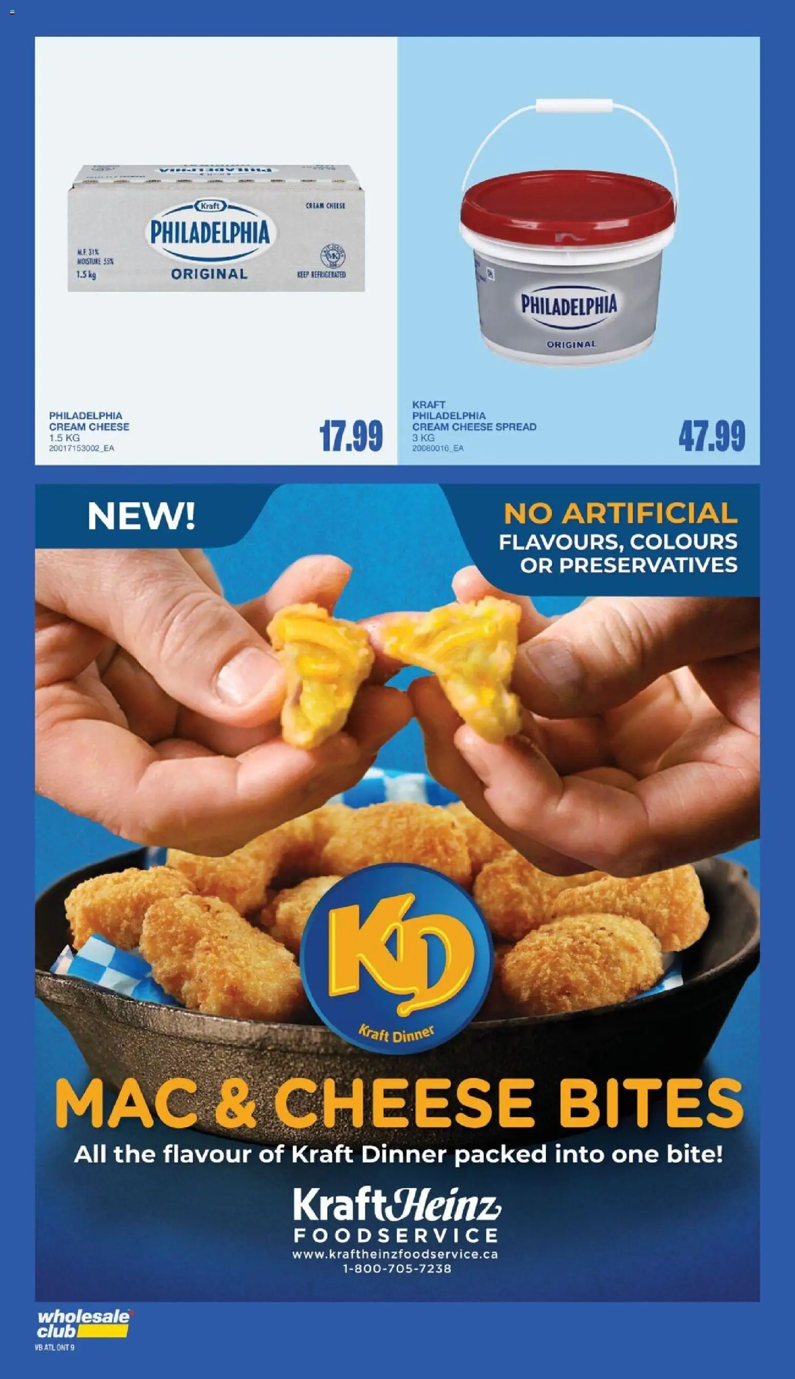 Wholesale Club flyer valid from Jul 30, 2026 | Page: 21 | Products: Cream, Cheese