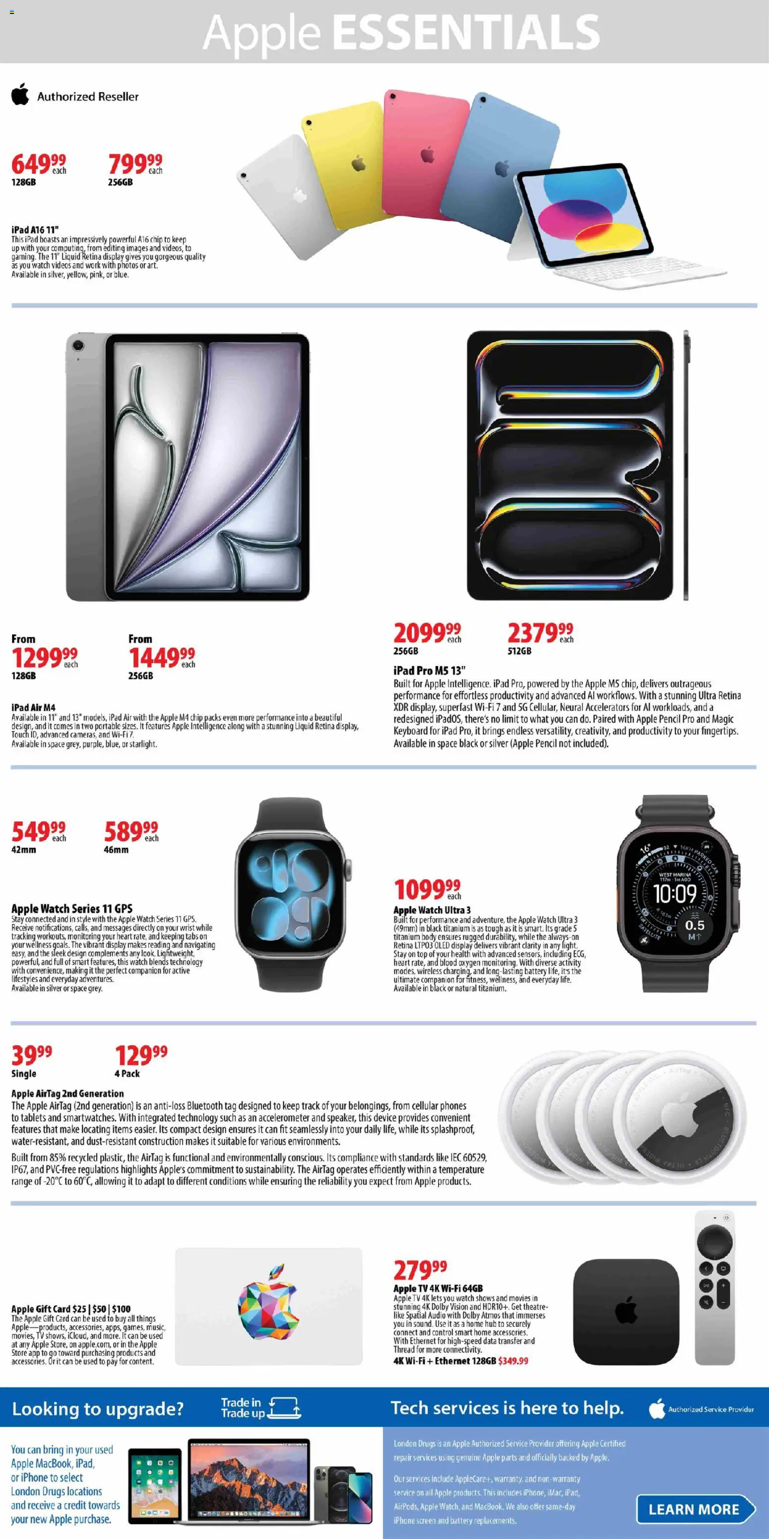 London Drugs flyer valid from Aug 21, 2026 | Page: 2 | Products: Keyboard, Tv, Satellite, Battery