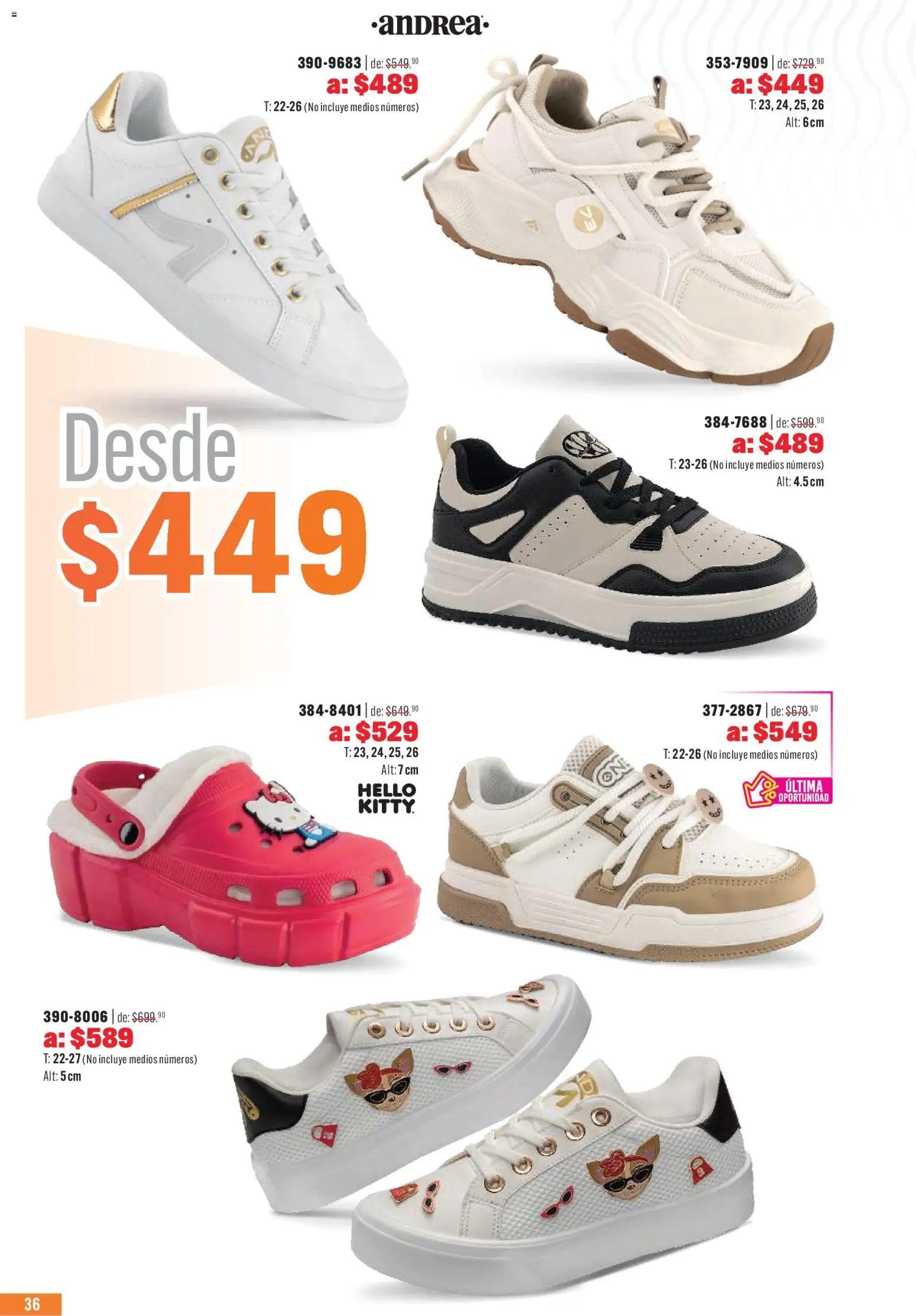 Nuevas ofertas de Andrea válidas en toda la República Mexicana desde el 03.05.2026. ¡Encuentra las mejores ofertas en Andrea catálogo Outlet! | Página: 36