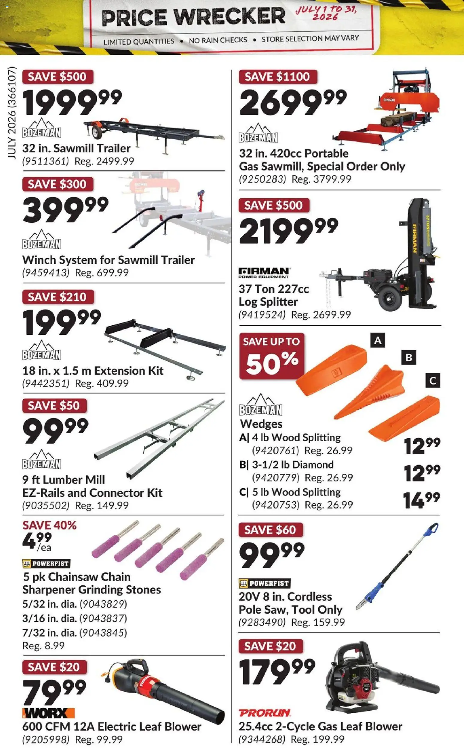 Princess Auto flyer valid from Jul 1, 2026 | Page: 27