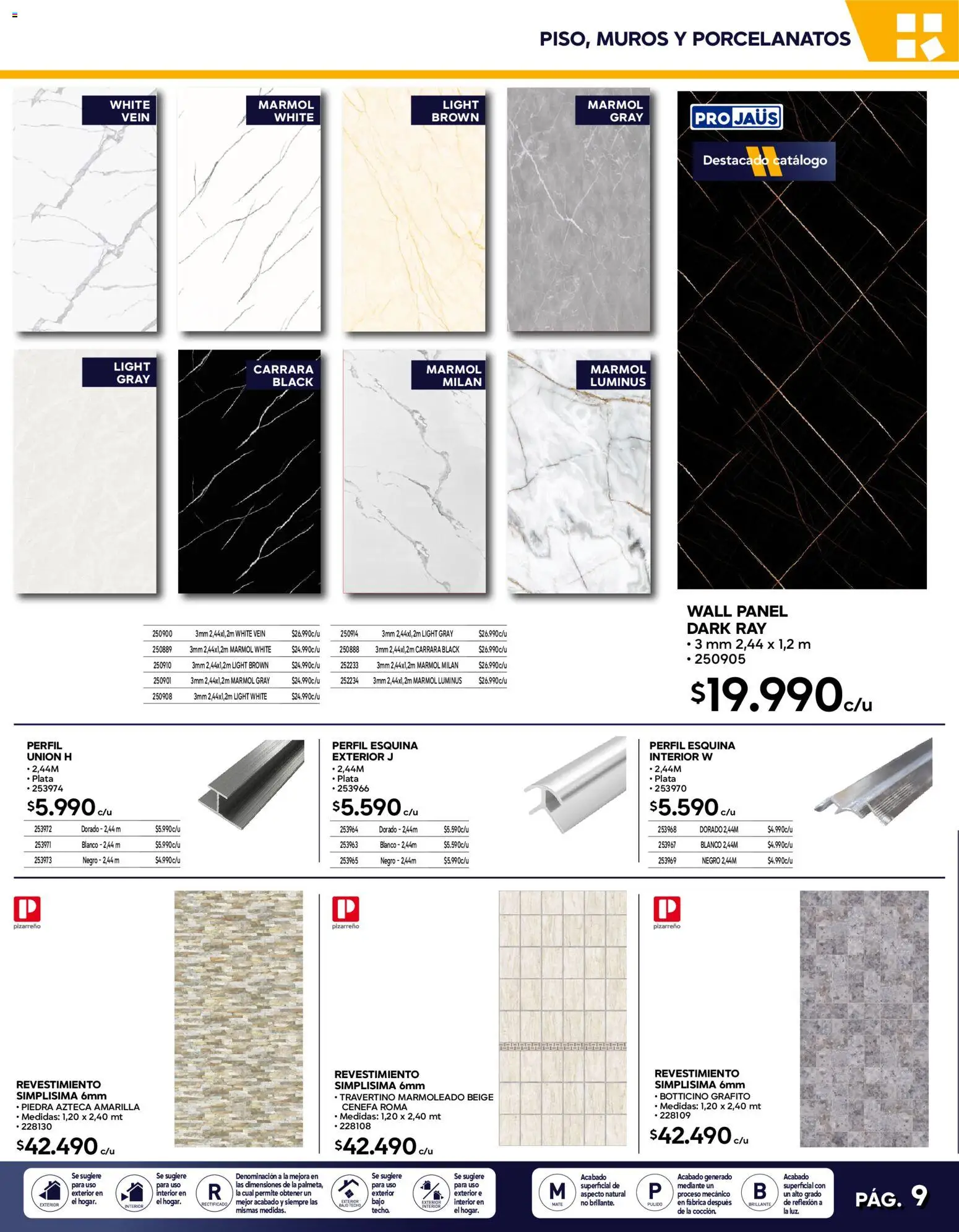 Construmart Ofertas │ válido desde el 31.07.2026 | Página: 9 | Productos: Perfil, Bajo
