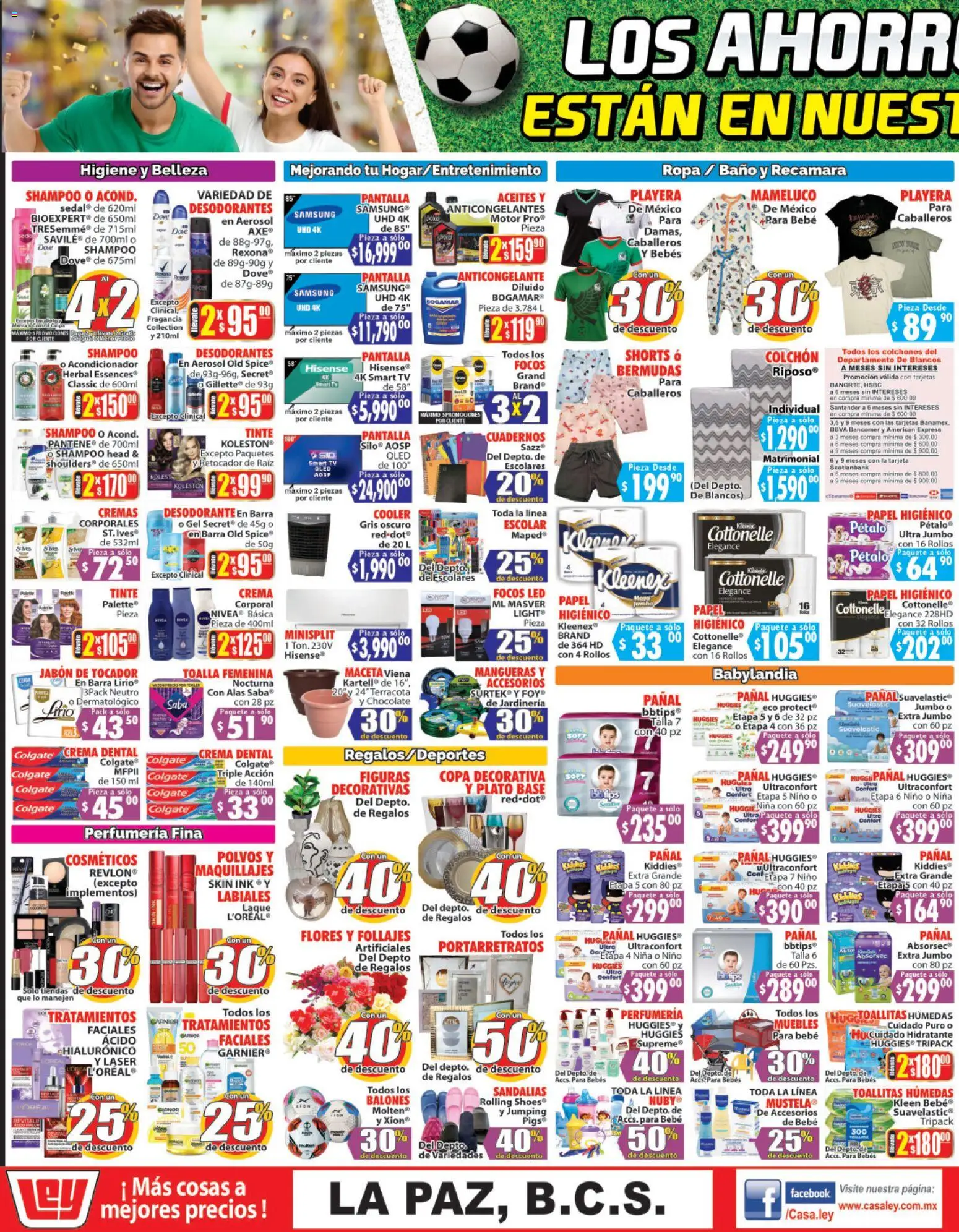Nuevas ofertas de Casa Ley válidas en toda la República Mexicana desde el 11/06/2026. ¡Encuentra las mejores ofertas en Casa Ley folleto Autoservicio La Paz, BCS! | Página: 3 | Productos: Papel higiénico, Baño, Fragancia, Mameluco