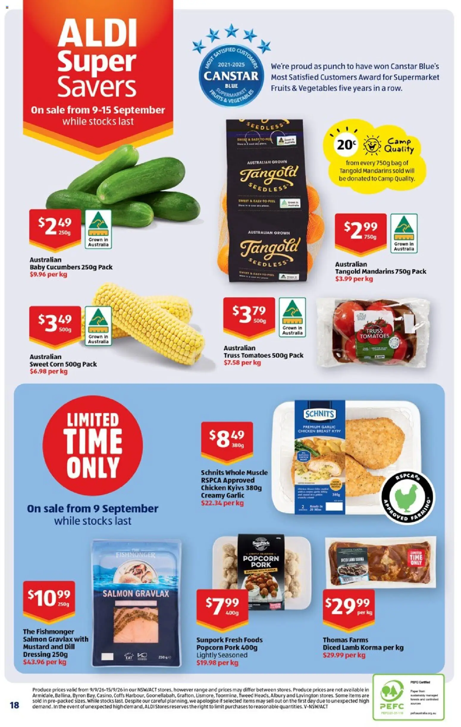 Aldi catalogue - valid from 08/09/2026 | Page: 18 | Products: Chicken breast, Garlic, Dill, Bag