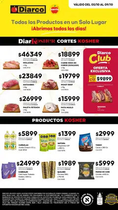 Vista previa Diarco - Ofertas Kosher válido desde el 05/10/2026