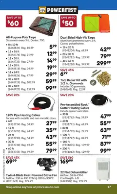 Preview of Princess Auto flyer - 2 Week Sale! from shop Princess Auto valid from Sep 22, 2026 | Page: 22 | Products: Stove, Fan