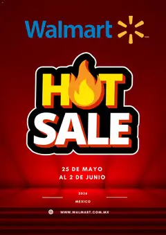 Vista previa de Walmart Hot Sale aviso, nuevo folleto de la tienda, válido en México a partir del 11.05.2026