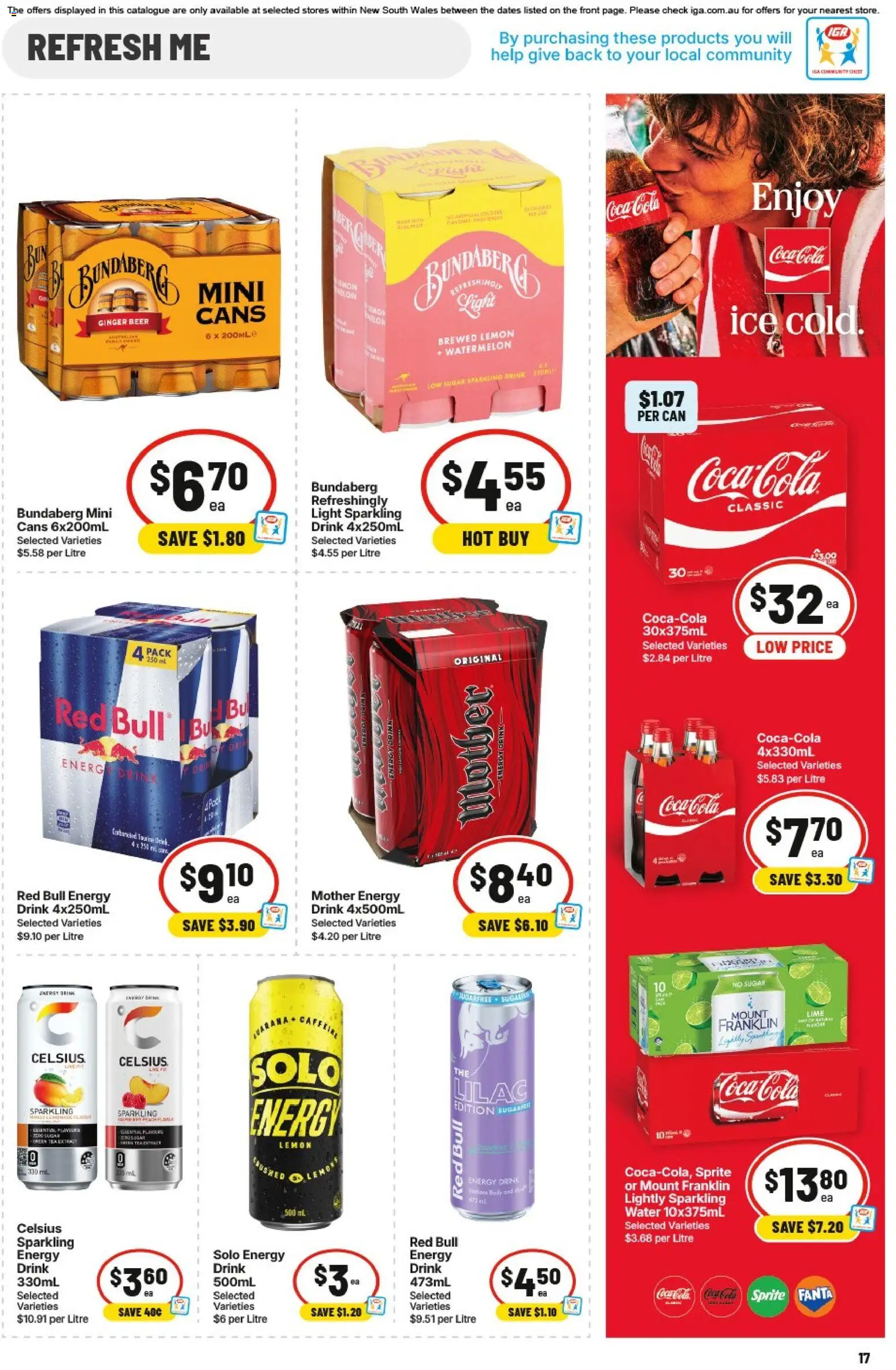 IGA catalogue - valid from 12/08/2026 | Page: 17 | Products: Tea, Sugar, Watermelon, Ice