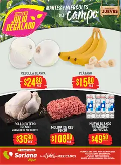 Vista previa de Soriana Martes y Miércoles del Campo Híper: Saltillo y Torreón, nuevo folleto de la tienda, válido en México a partir del 28/07/2026