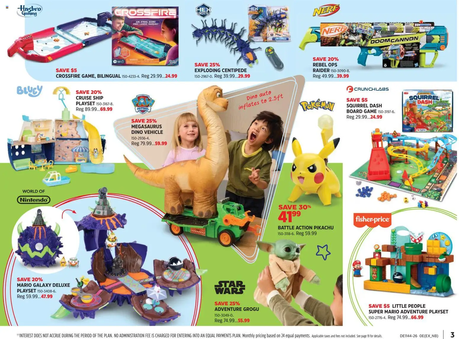 Canadian Tire flyer valid from Oct 29, 2026 | Page: 3