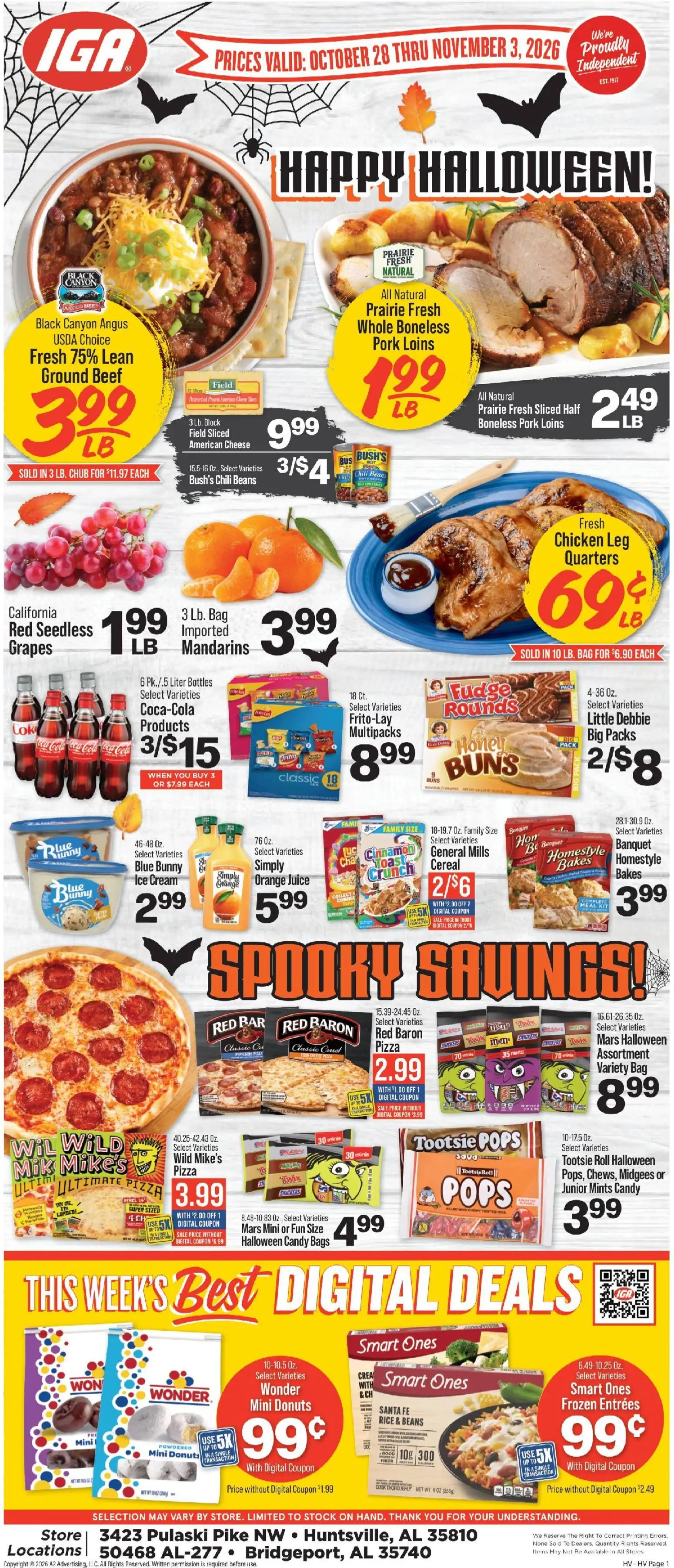 IGA Weekly Ad - valid from 10/28/2026 | Page: 1