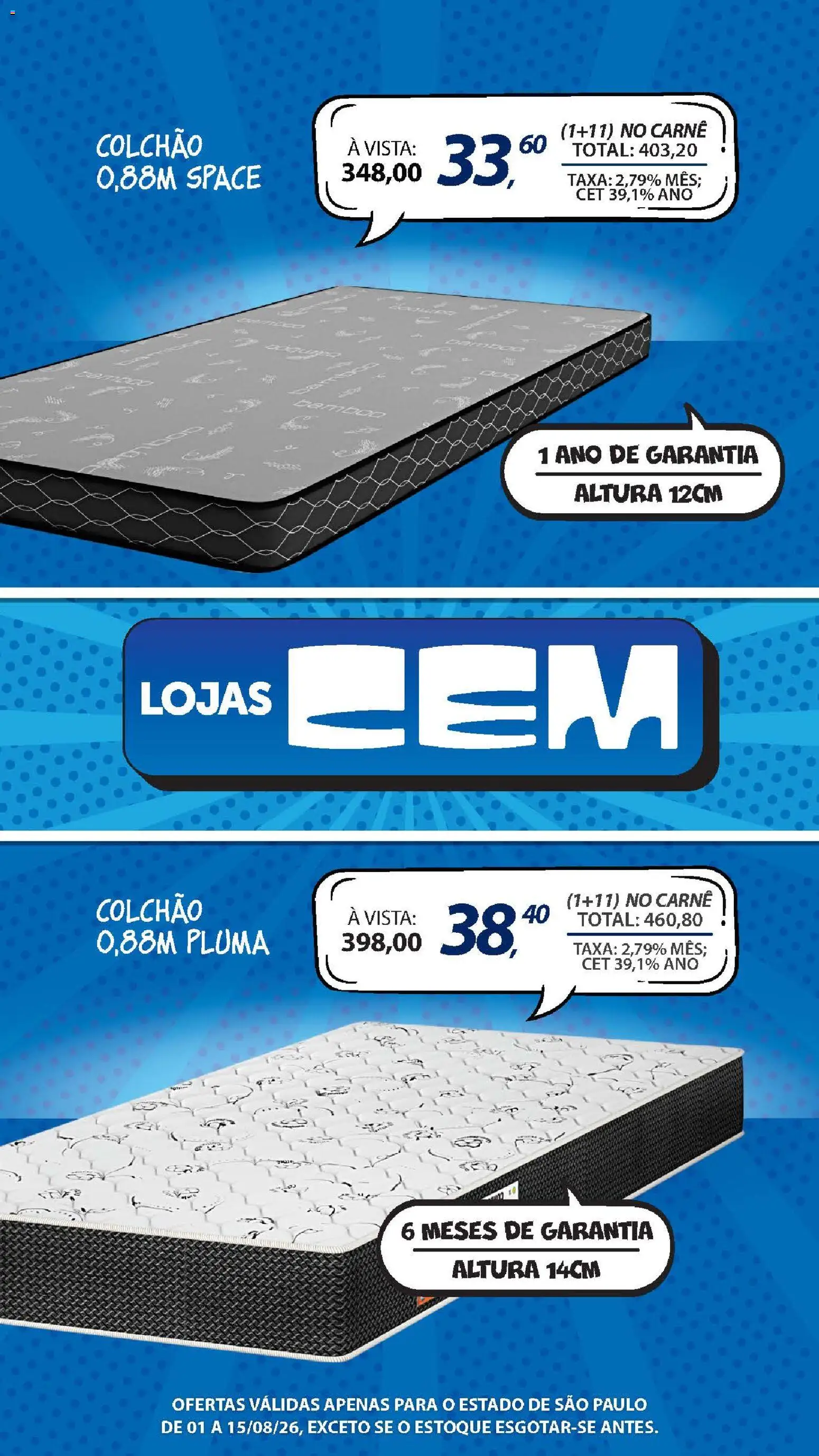 Lojas Cem Folheto - válido de 01/08/2026 | Página: 99
