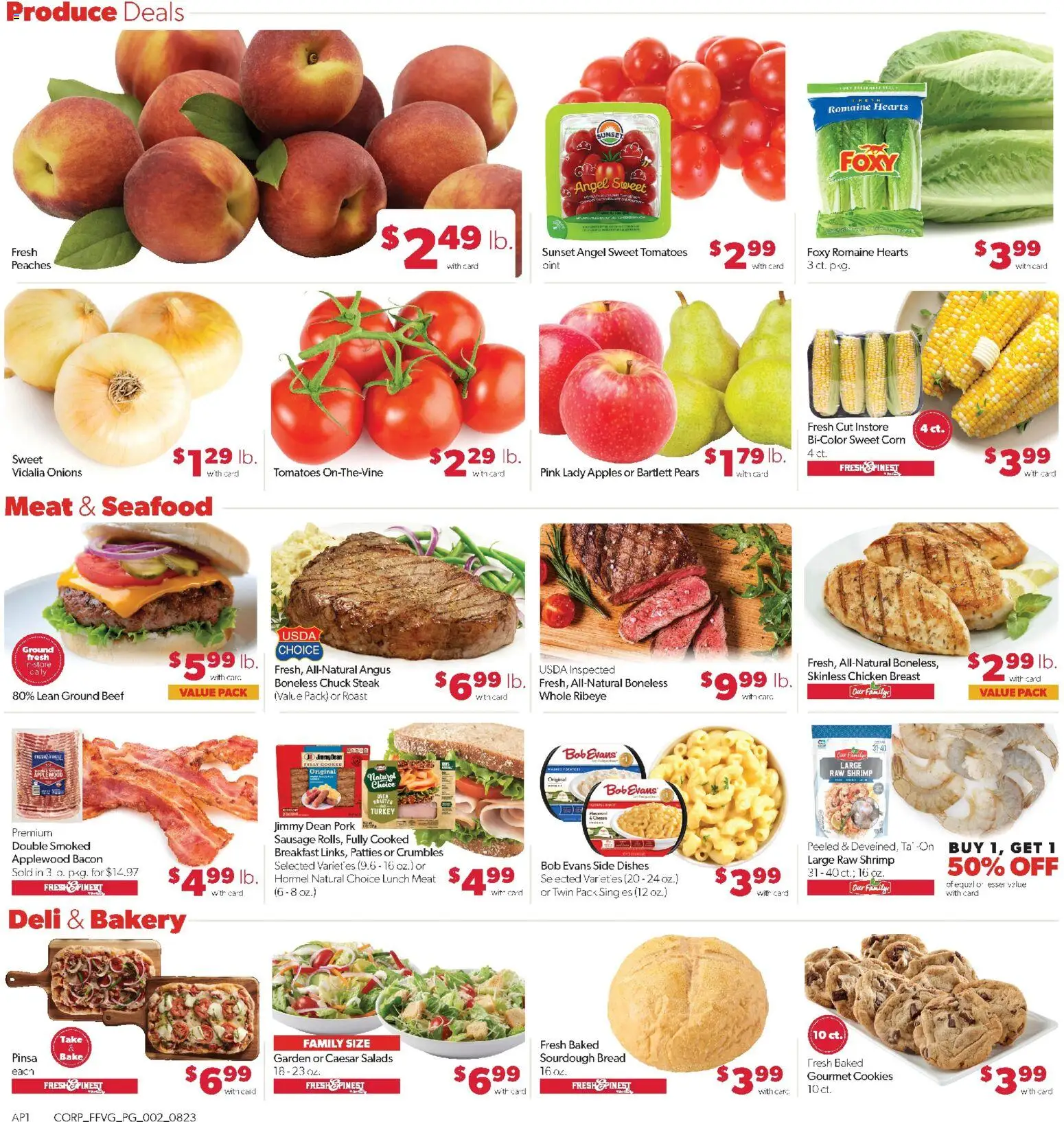 Family Fare Weekly Ad - MI - valid from 08/23/2026 | Page: 2 | Products: Dishes, Turkey, Apples, Steak