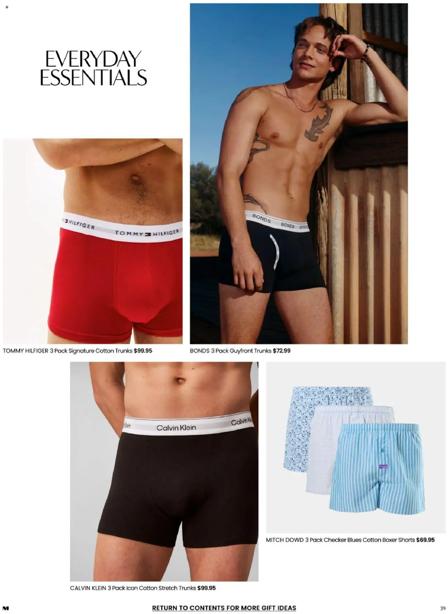 Myer catalogue - valid from 17/08/2026 | Page: 39 | Products: Shorts, Boxer shorts, Trunks