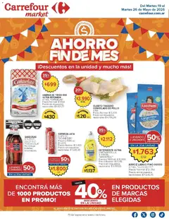 Vista previa Carrefour Market - AHORRO FIN DE MES válido desde el 19.05.2026