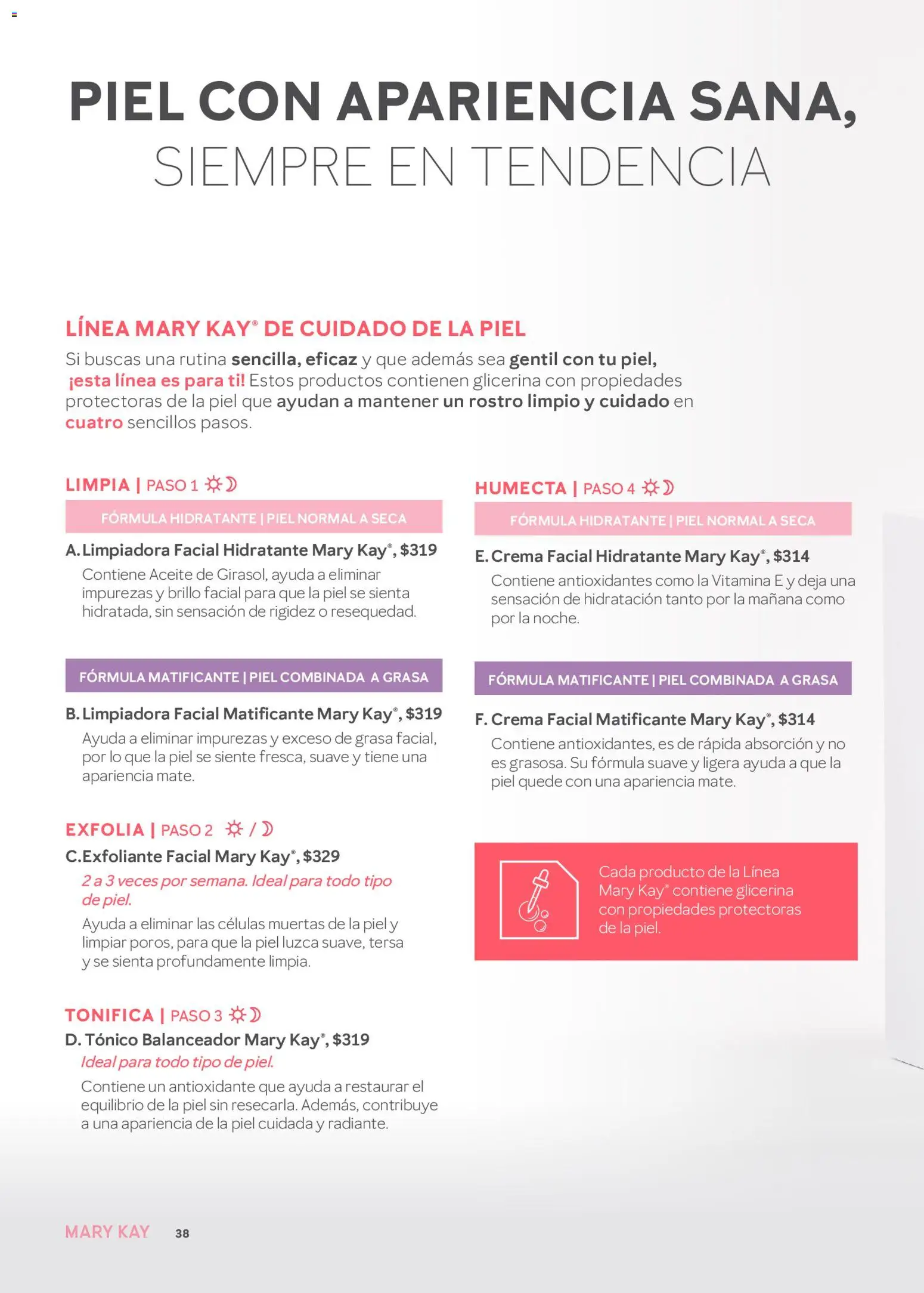 Nuevas ofertas de Mary Kay válidas en toda la República Mexicana desde el 01.05.2026. ¡Encuentra las mejores ofertas en Catálogo Mary Kay Mayo Junio 2026! | Página: 38